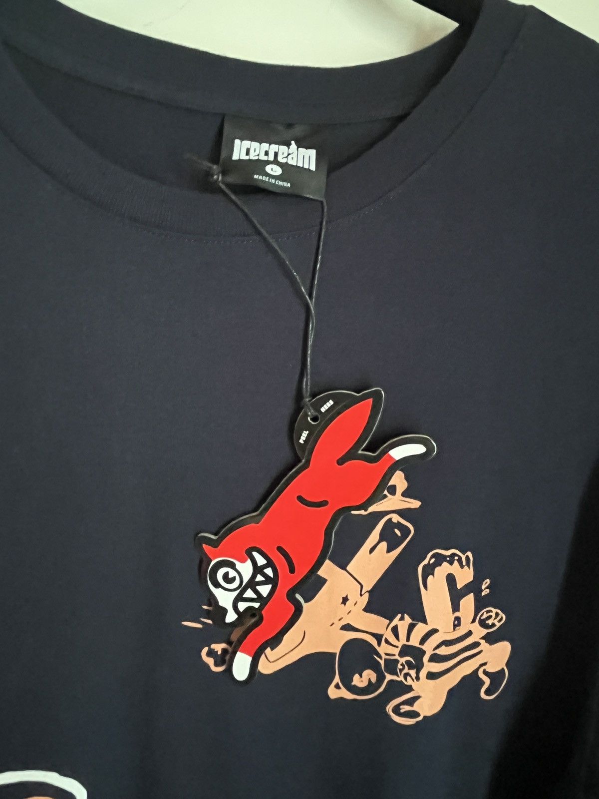 Icecream NWT Icecream Richer Long-Sleeve T-shirt Navy Blazer Blue Size US L / EU 52-54 / 3 - 5 Thumbnail