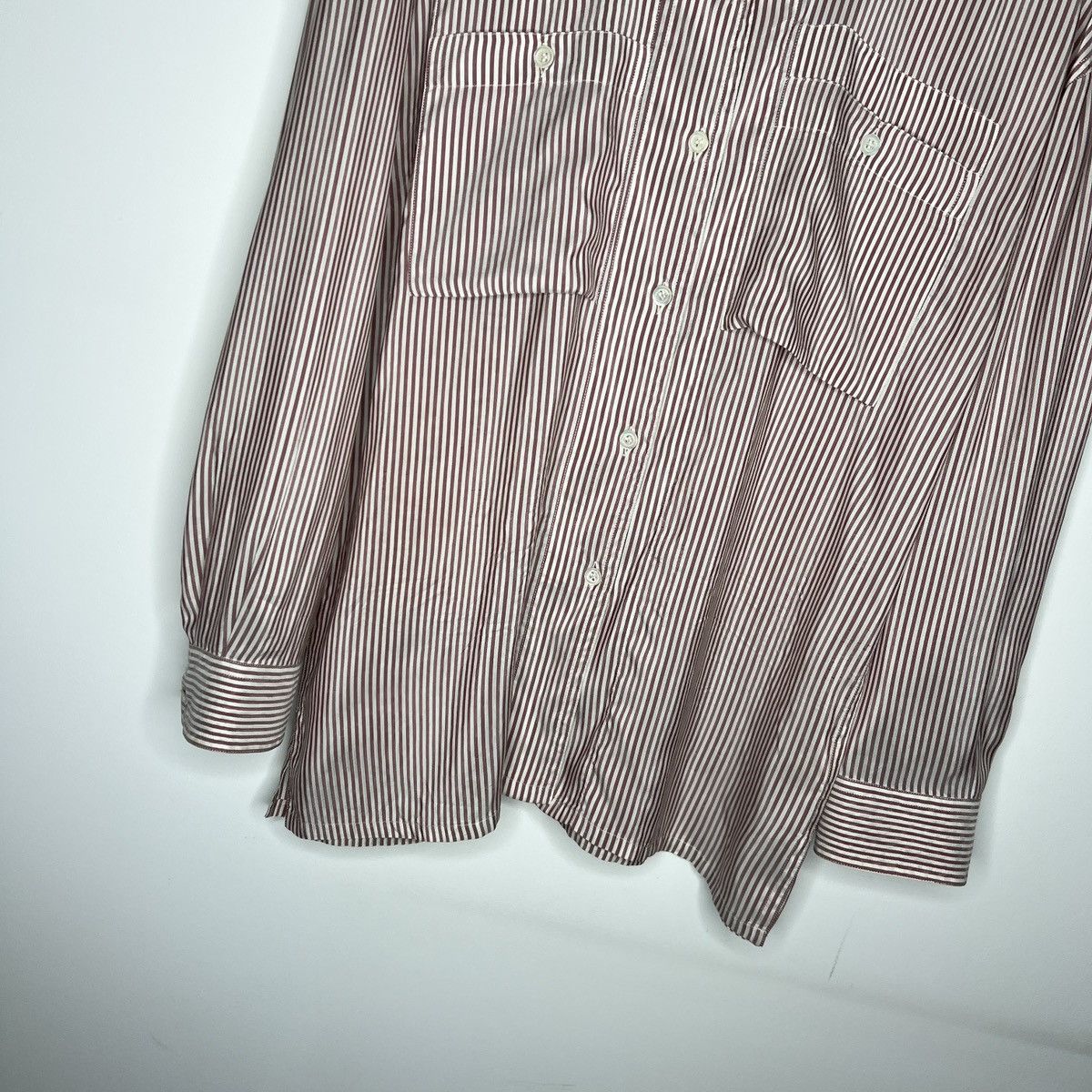 Jil Sander Vintage 90s Jil Sander Silk Shirt Button Up Size M / US 6-8 / IT 42-44 - 3 Thumbnail
