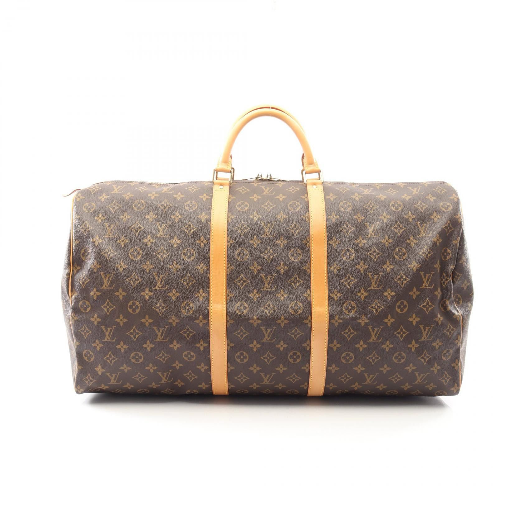 Louis Vuitton Louis Vuitton Louis Vuitton Keepall Monogram Boston Bag Textile Travel Bag M41422 DUTY FREE for USA Size ONE SIZE - 1 Thumbnail