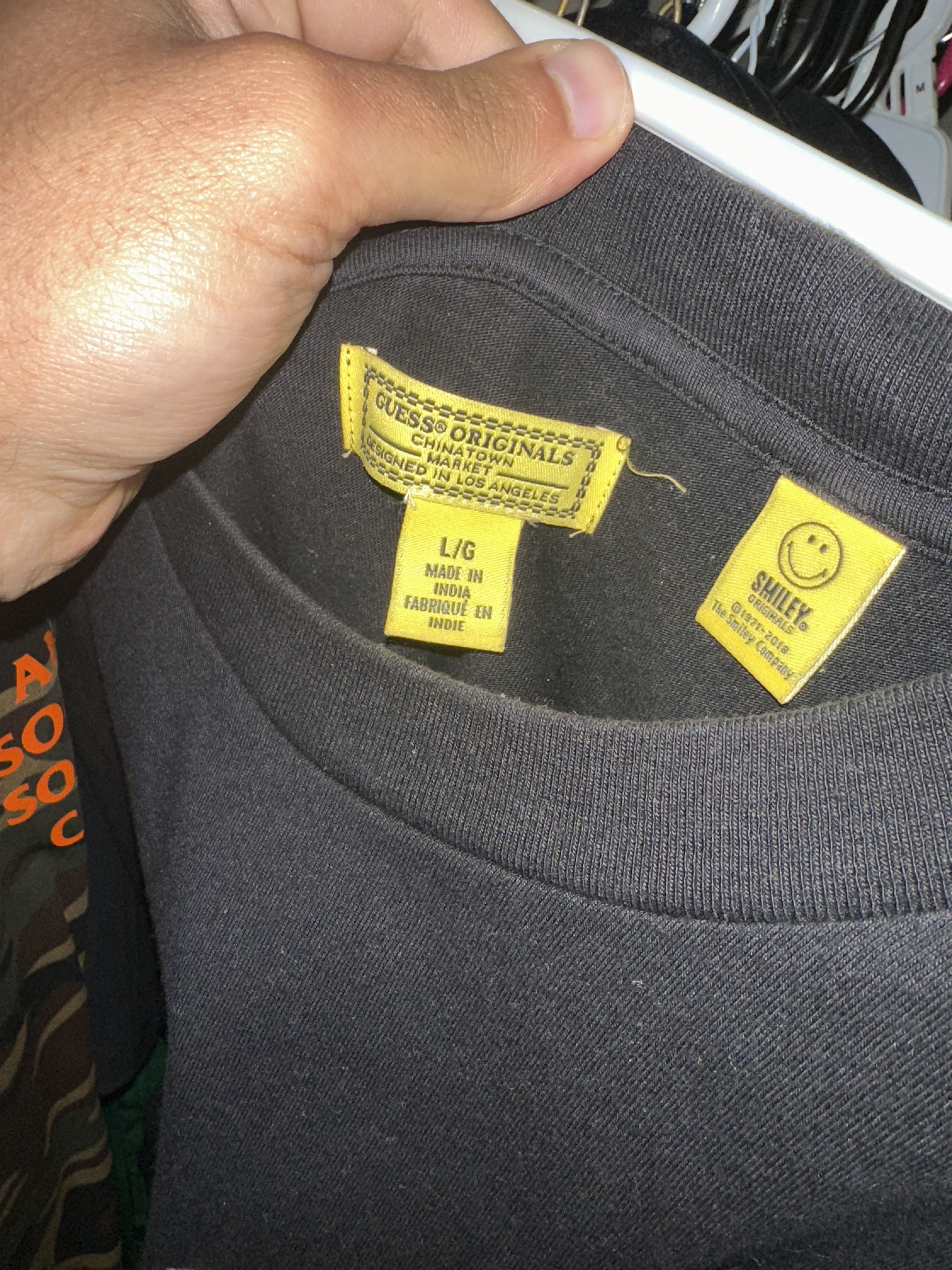 Market Market x GUESS Jeans U.S.A. "Smiley Question Mark" Tee Size US L / EU 52-54 / 3 - 3 Thumbnail