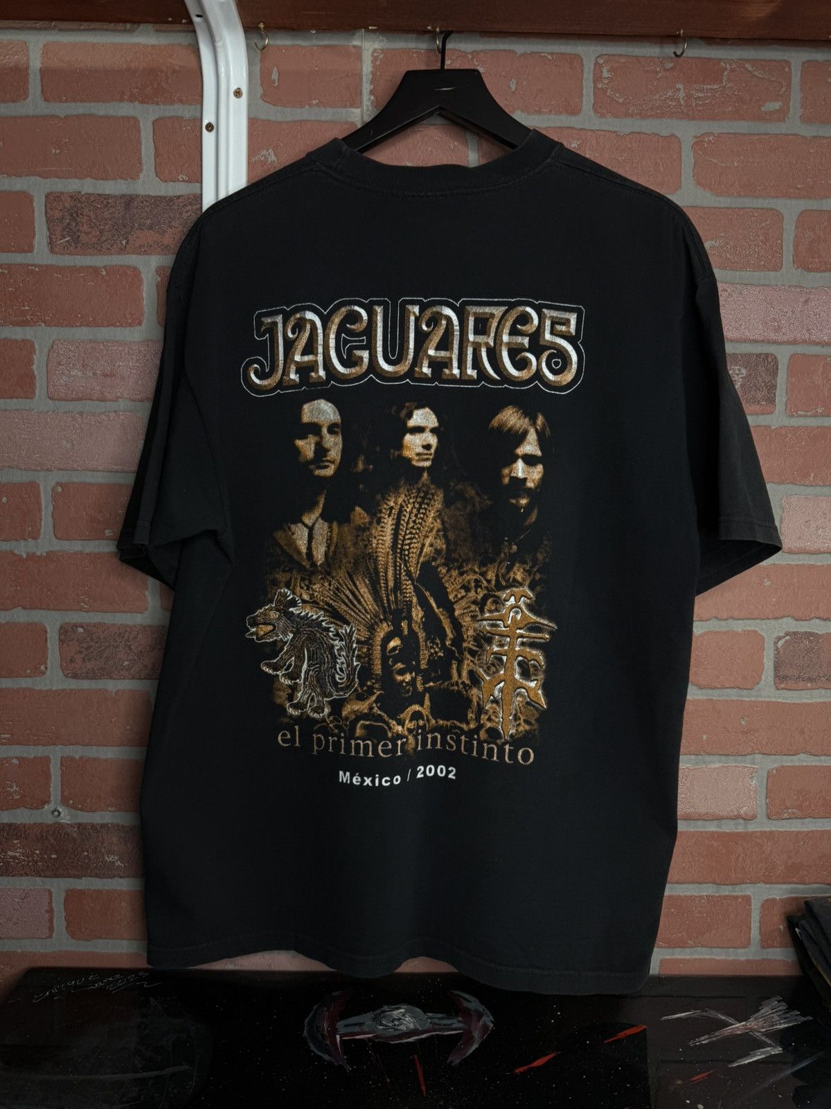 Vintage Vintage Jaguares Band T-Shirt Vtg Mexico Tour Tee Large Size US L / EU 52-54 / 3 - 2 Thumbnail