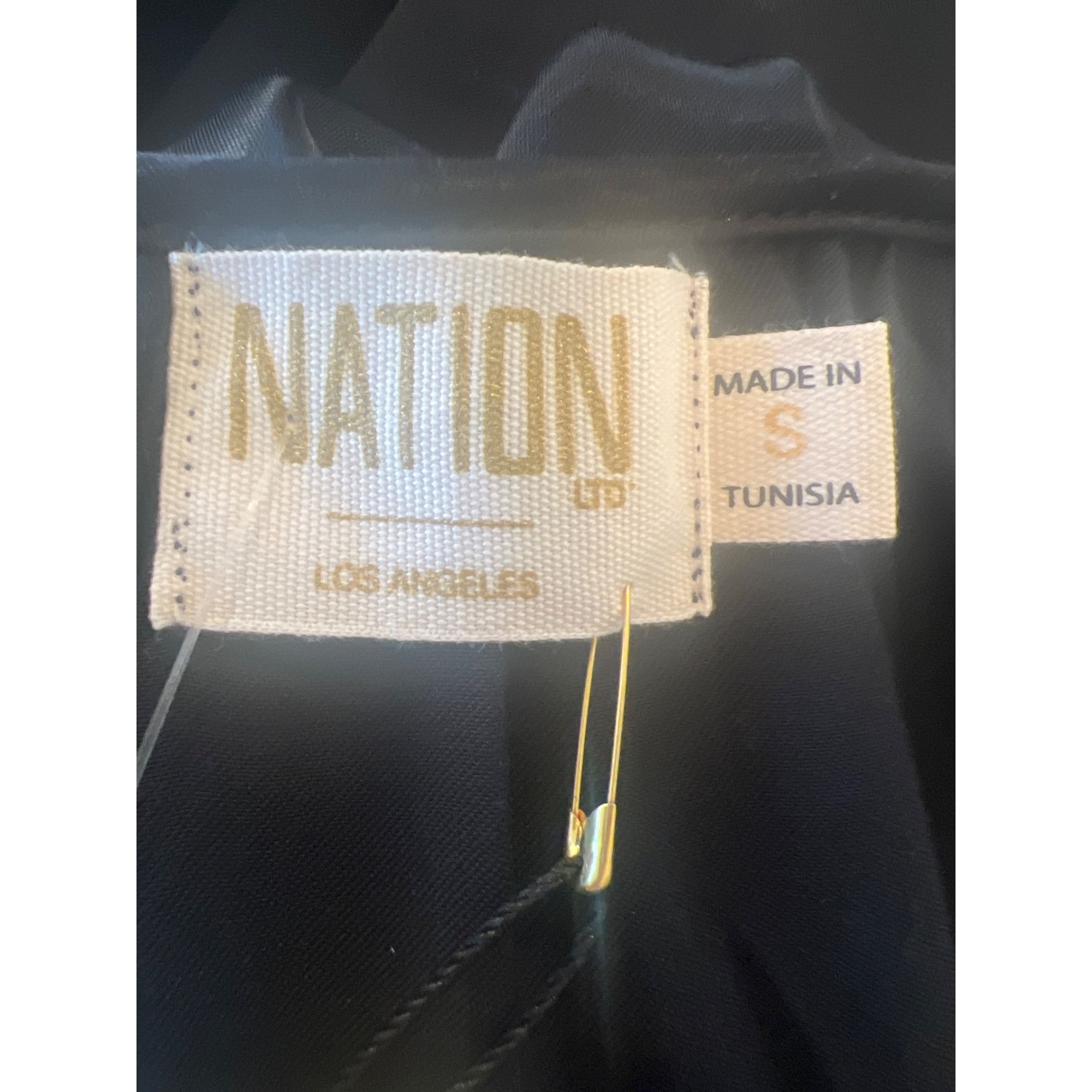 Nation LTD Nation LTD Liliana U-Neck Black Sleeveless Midi Slip Dress Size S / US 4 / IT 40 - 4 Thumbnail