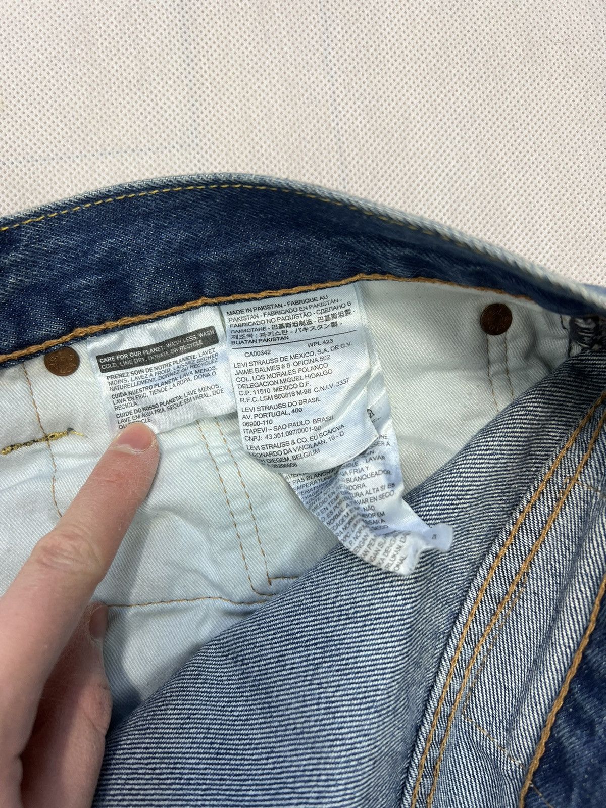 Levi's × Levi's Vintage Clothing Pants Levi’s 514 Blue 36/34 Size US 36 / EU 52 - 4 Thumbnail