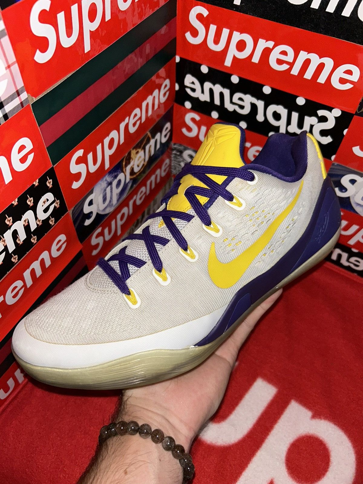 Nike Nike Zoom Kobe 9 IX NikeID ID ‘Lakers’ 688501-991 size 12 Size US 12 / EU 45 - 9 Thumbnail