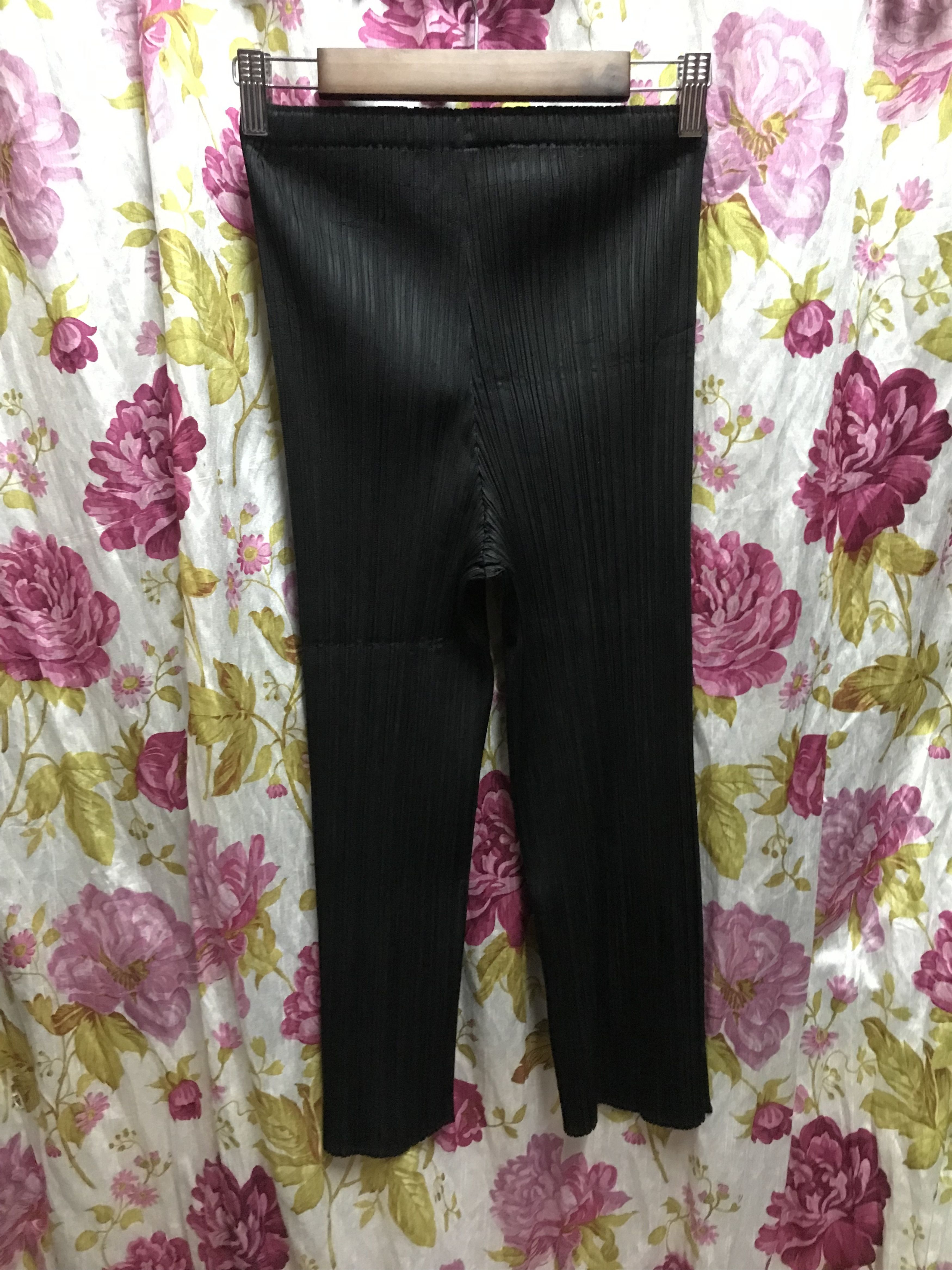 Pleats Please Issey Miyake Pleats Please Pants Black Issey Miyake Size 29" - 2 Thumbnail