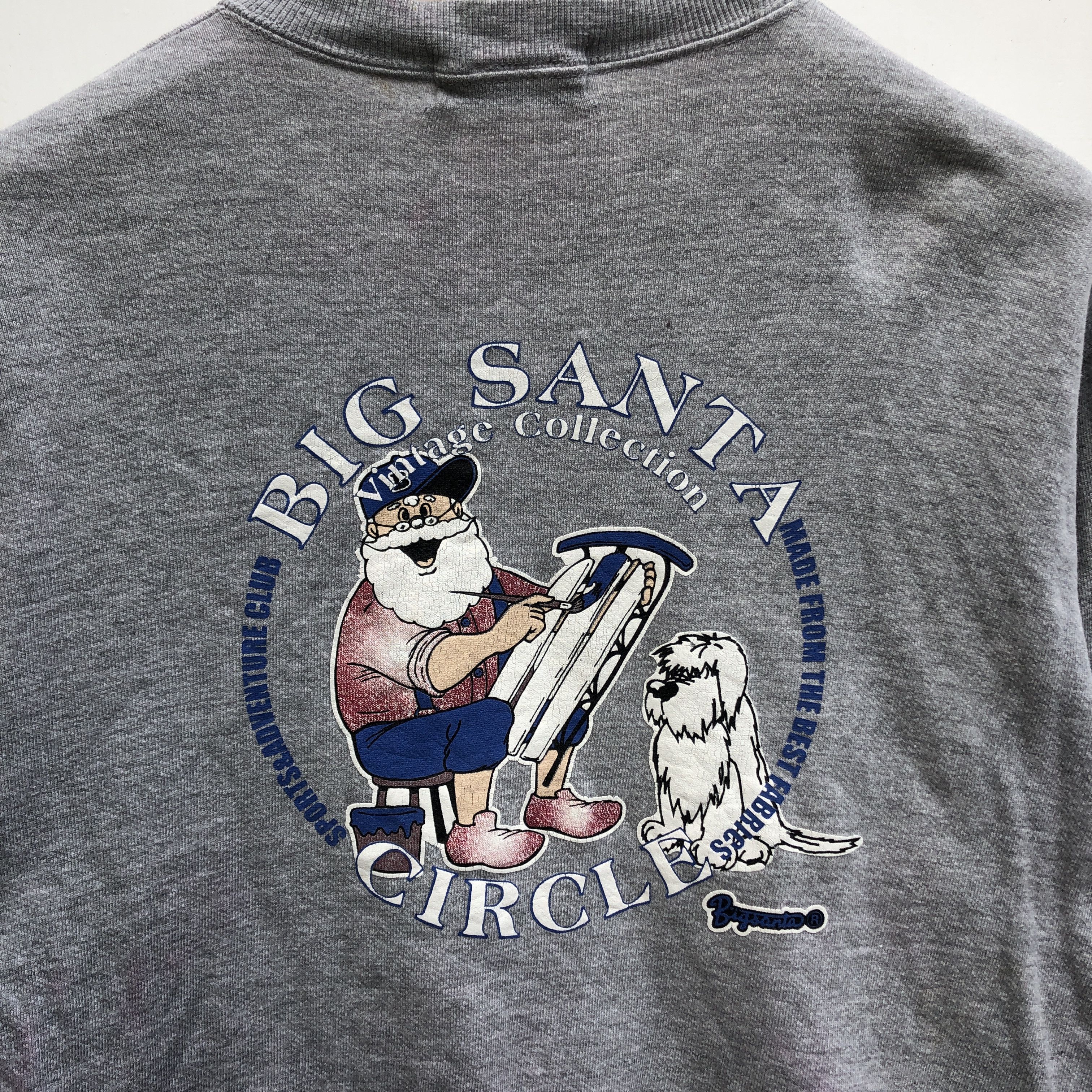 Japanese Brand BIG SANTA Crew Neck Sweatshirt #0883-28 Size US S / EU 44-46 / 1 - 2 Thumbnail