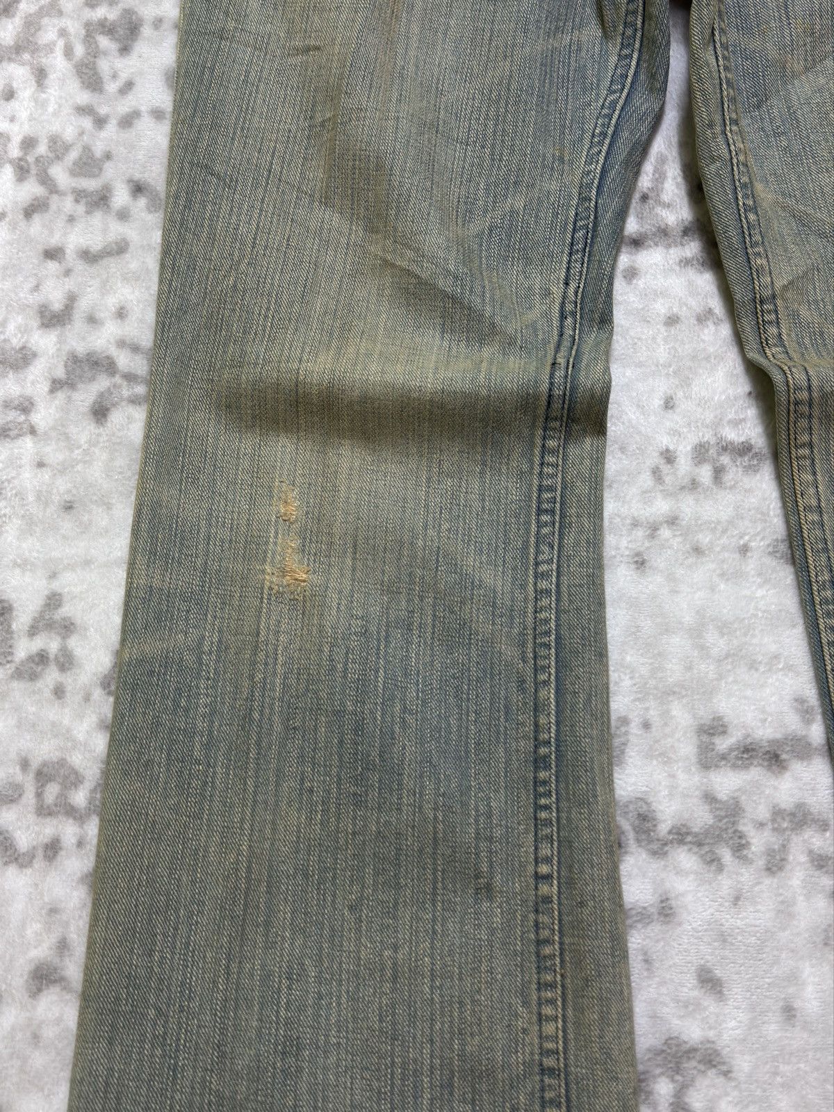 Nicole Club Vintage Monsieur Nicole Flared Mud Wash Bootcut Denim Jeans Size US 32 / EU 48 - 7 Thumbnail