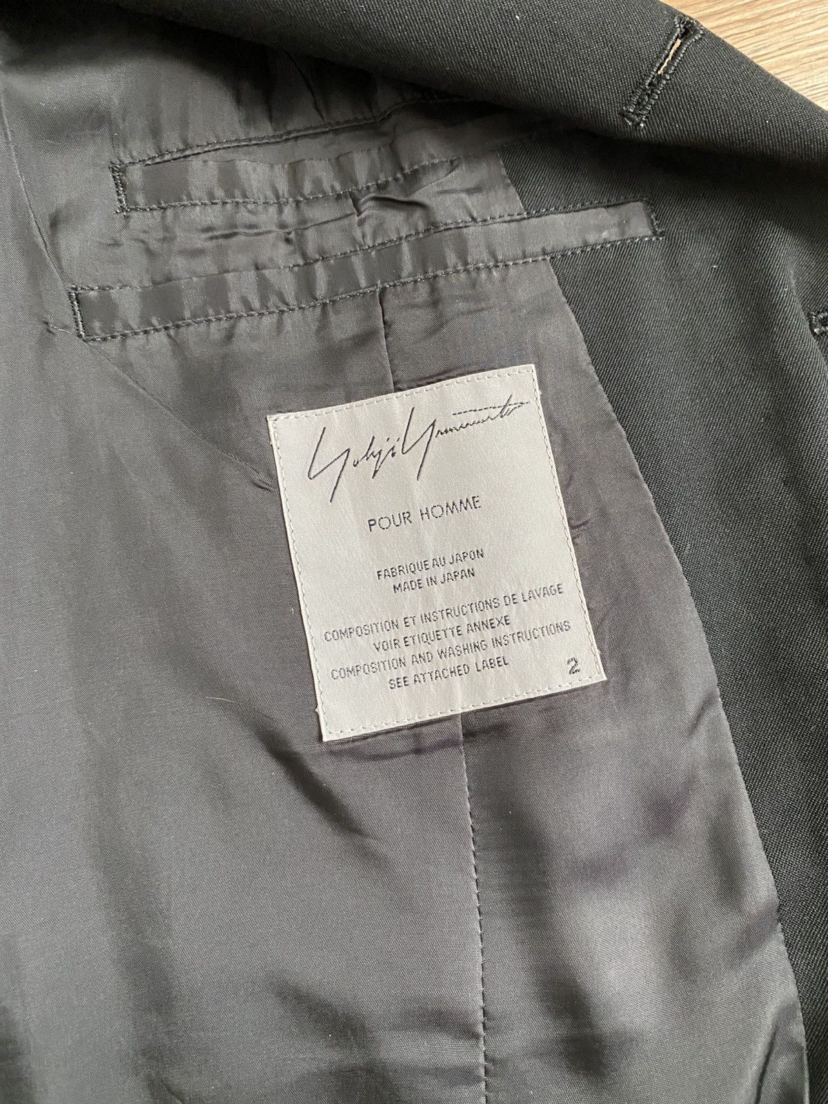 Yohji Yamamoto Yohji Yamamoto Pour Homme Wool Gabardine Cubist Jacket SS12 Size US M / EU 48-50 / 2 - 6 Thumbnail