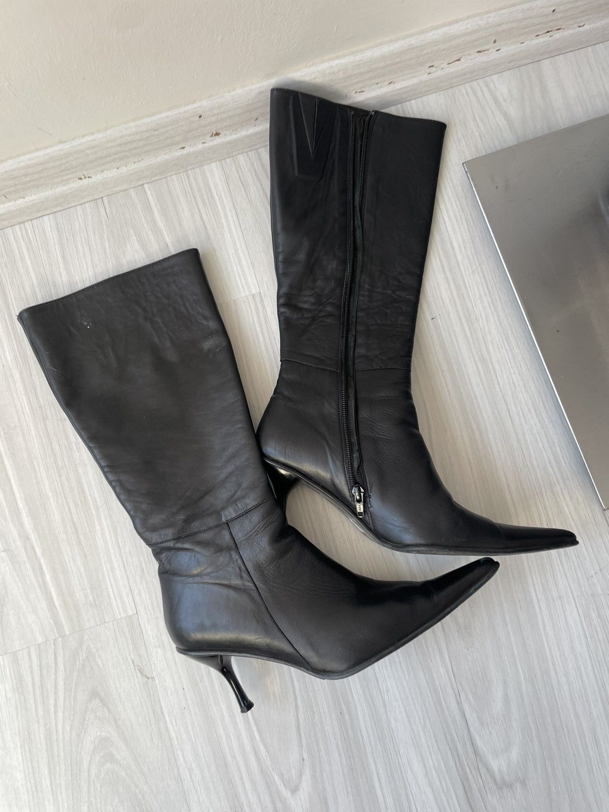 Vintage y2k leather boots Size US 6.5 / IT 36.5 - 16 Thumbnail