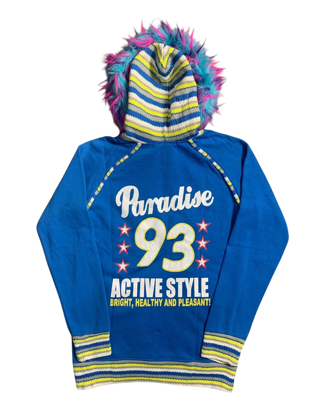Hysteric Glamour FLY BEANS FUR ZIP HOODIE POEM IFSIX LGB RAF SIMONS STYLE Size US M / EU 48-50 / 2 - 2 Thumbnail