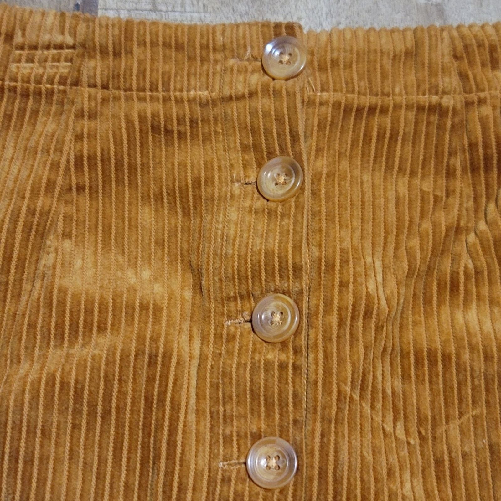 The Unbranded Brand Corduroy Skirt Size 26" / US 2 / IT 38 - 3 Thumbnail
