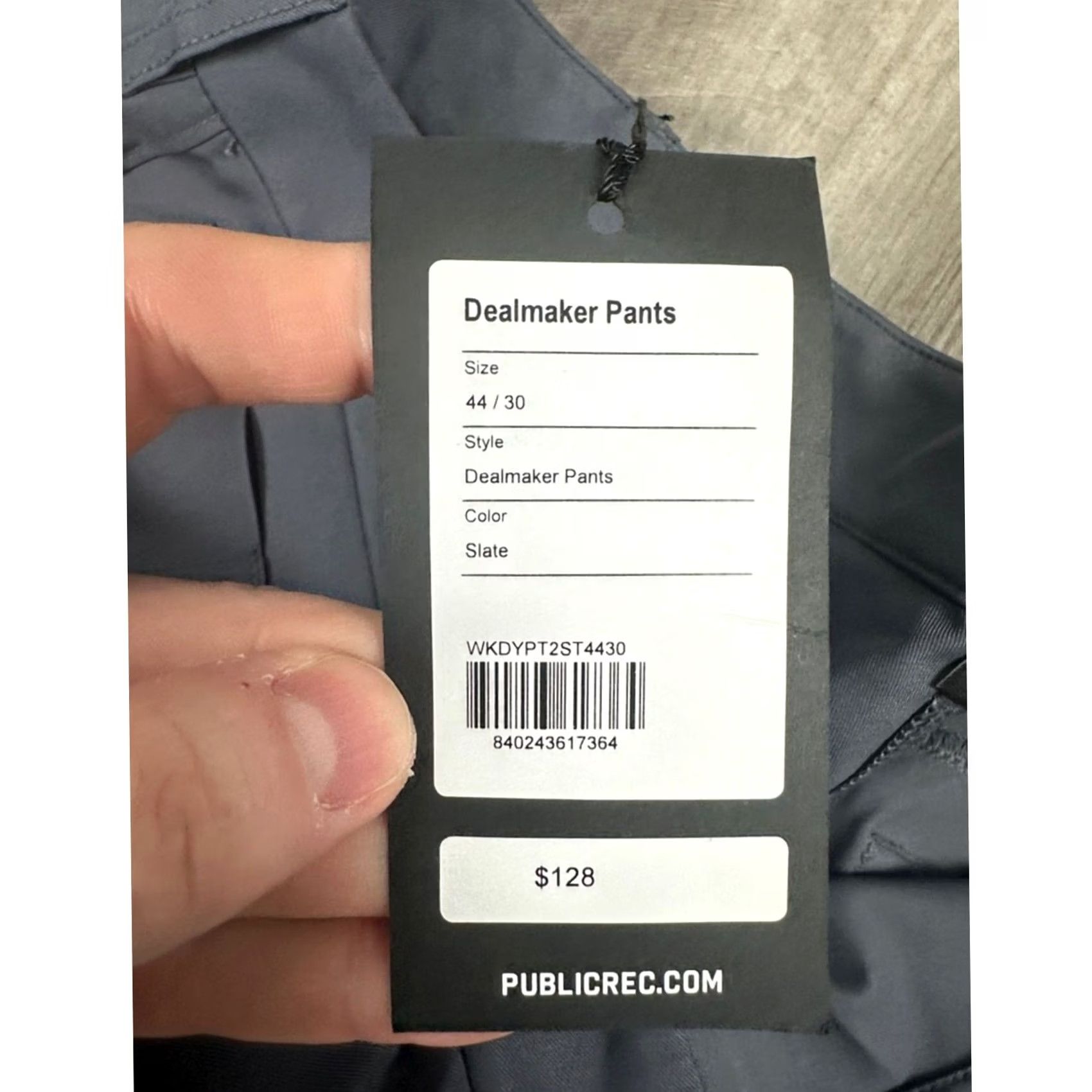 Vintage Public Rec Public Rec Slate Dealmaker Performance Chino Pants Mens 44 Regular 30 Slate Gray Chino 90s? (ignore) Size US 44 / EU 60 - 8 Thumbnail
