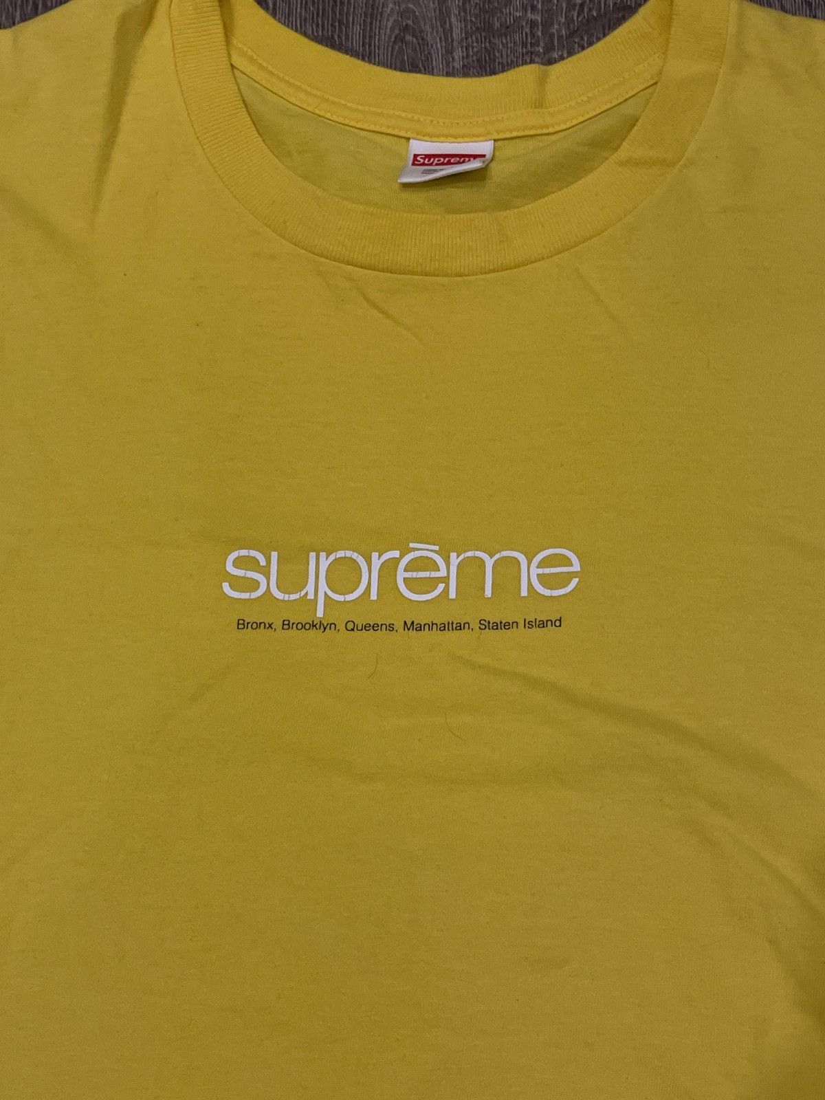 Supreme Digi Tee Bright Yellow