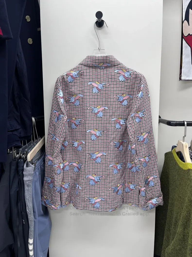 Loewe Loewe Dumbo Embroidered Checkered Shirt Jacket Size US S / EU 44-46 / 1 - 2 Thumbnail