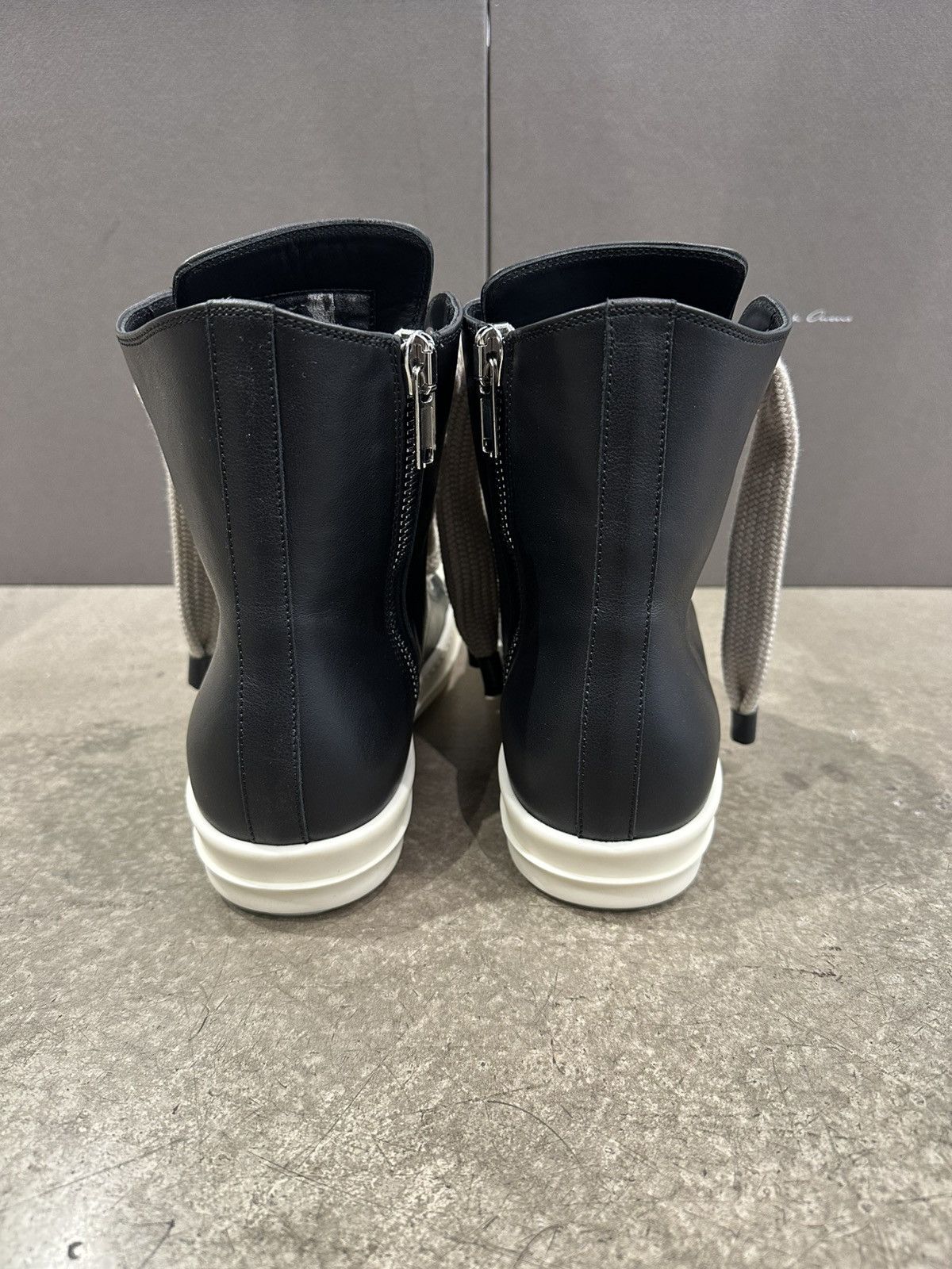 Rick Owens RICK OWENS - Jumbo High Black Milk Size US 7 / EU 40 - 4 Thumbnail