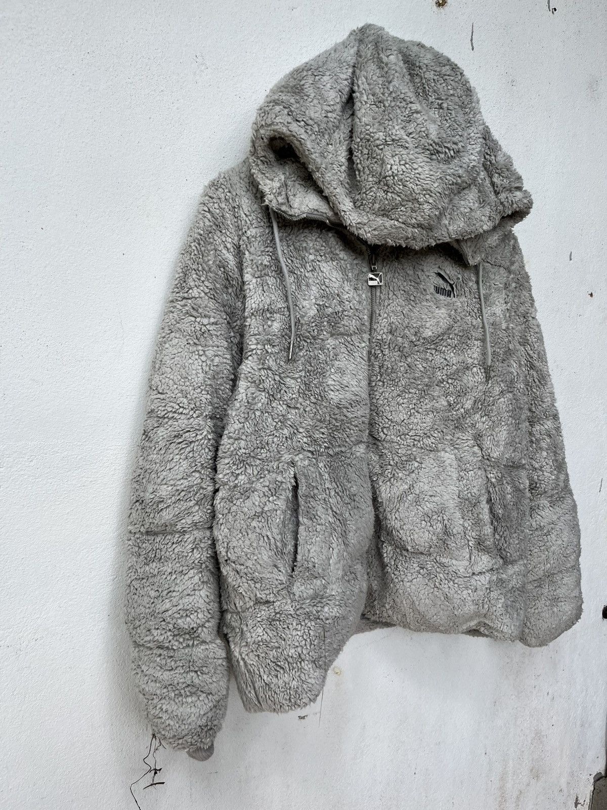 Puma 💥Puma Vintage Heavy Fleece Hard Pile Jackets Size US S / EU 44-46 / 1 - 2 Thumbnail