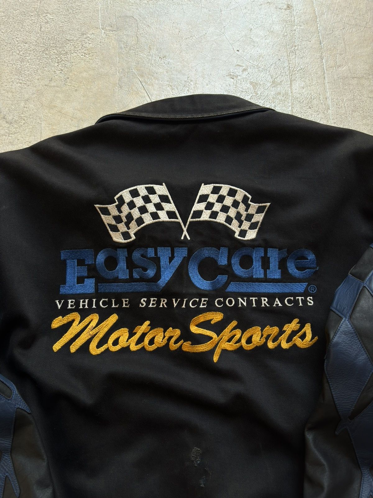 Jeff Hamilton VINTAGE 90s Jeff Hamilton Racing Jacket EasyCare MotorSports Size US XL / EU 56 / 4 - 9 Thumbnail