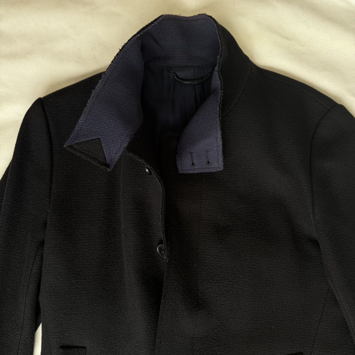 Kenzo Kenzo high collar black coat Size US S / EU 44-46 / 1 - 4 Thumbnail
