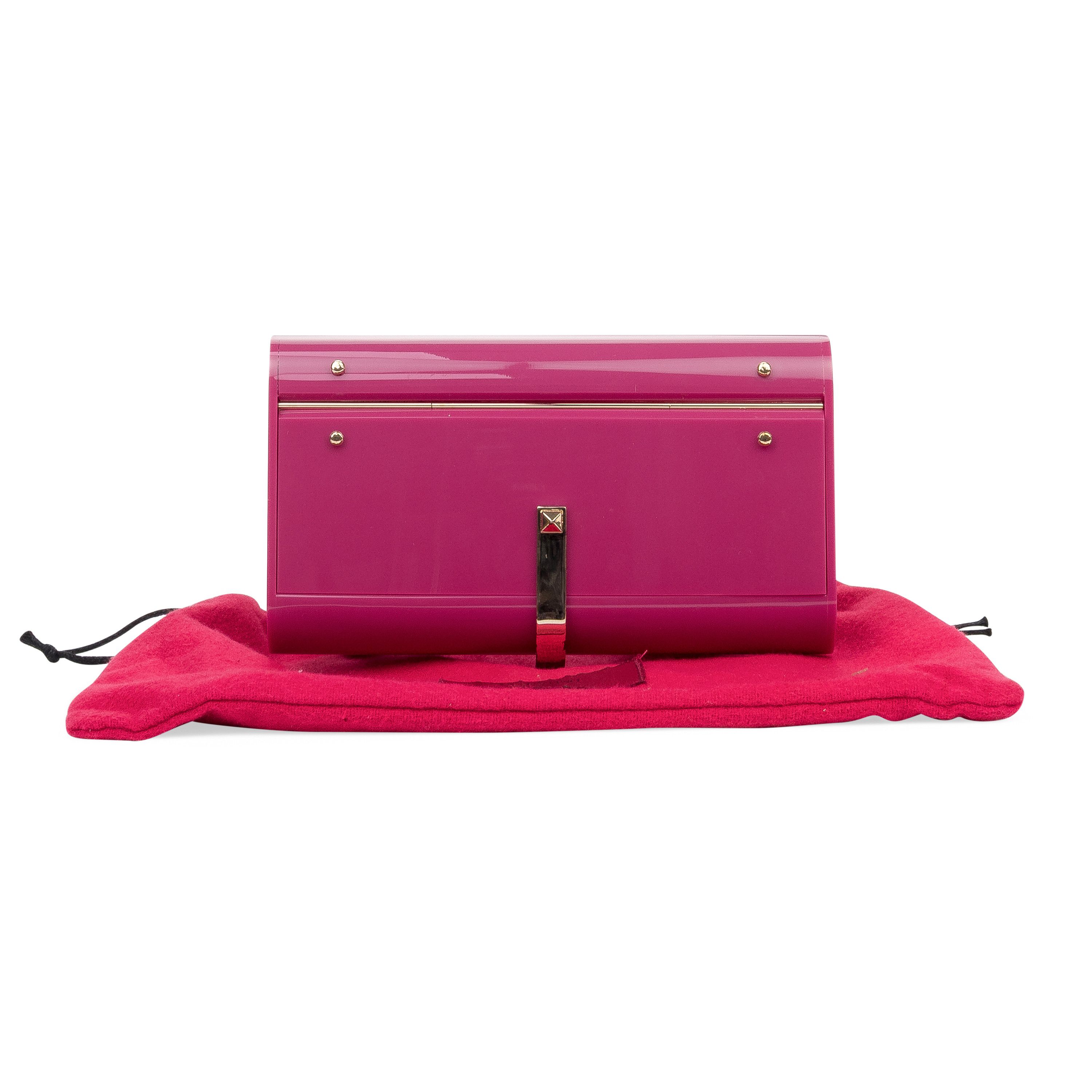 Valentino Fuchsia Clutch SIZE OS
