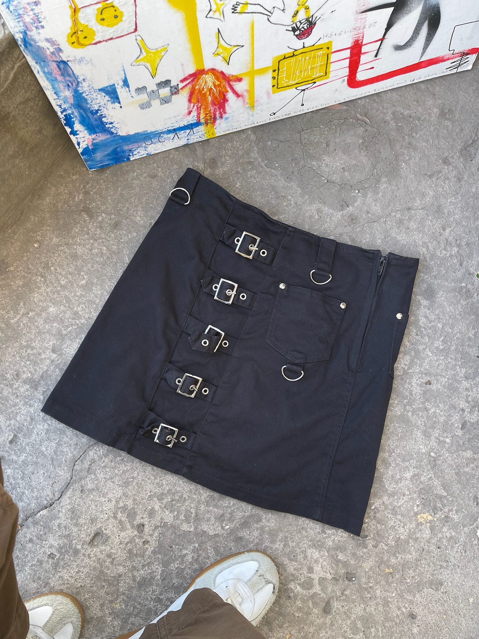 20471120 × Beauty Beast × Seditionaries Vintage steam-punk cyber-gothicana emp bondage kilt skirt Size 30" / US 8 / IT 44 - 5 Thumbnail