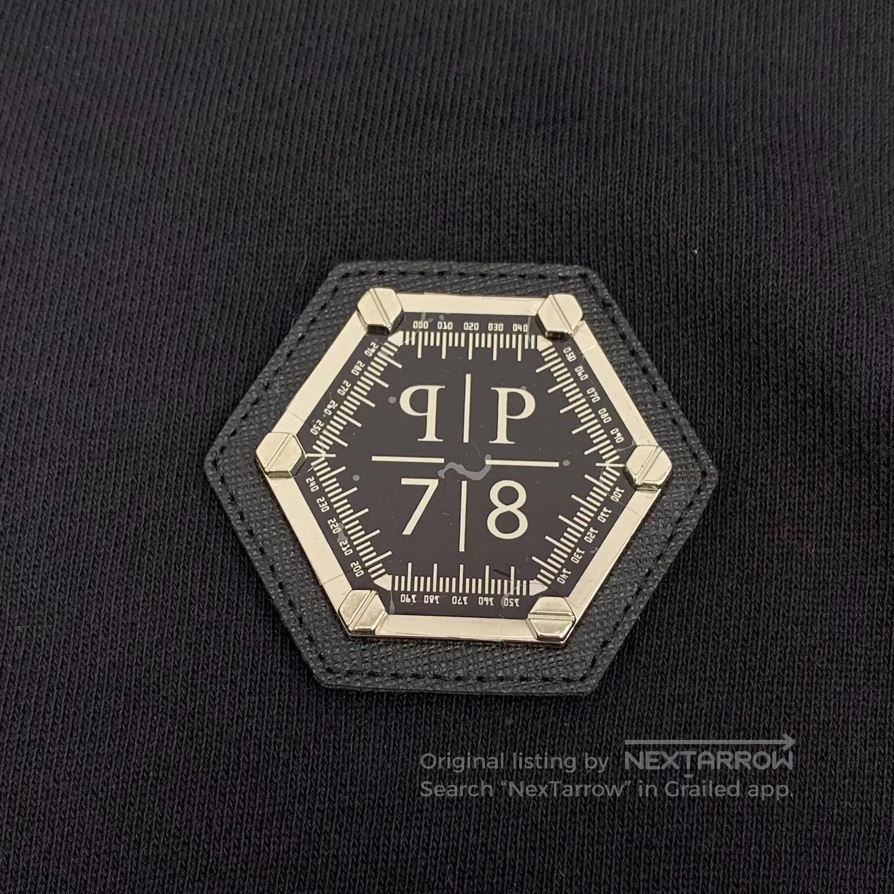 Philipp Plein Philipp Plein Black Skull Head Printed Cotton Hooded Zip-U Size US L / EU 52-54 / 3 - 5 Thumbnail