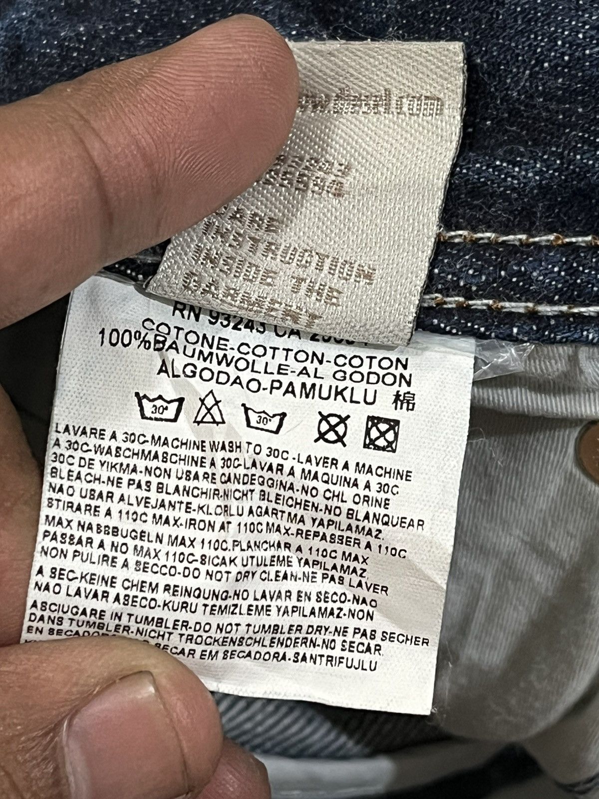 Diesel Vintage Diesel Distressed Denim Size US 33 - 10 Thumbnail