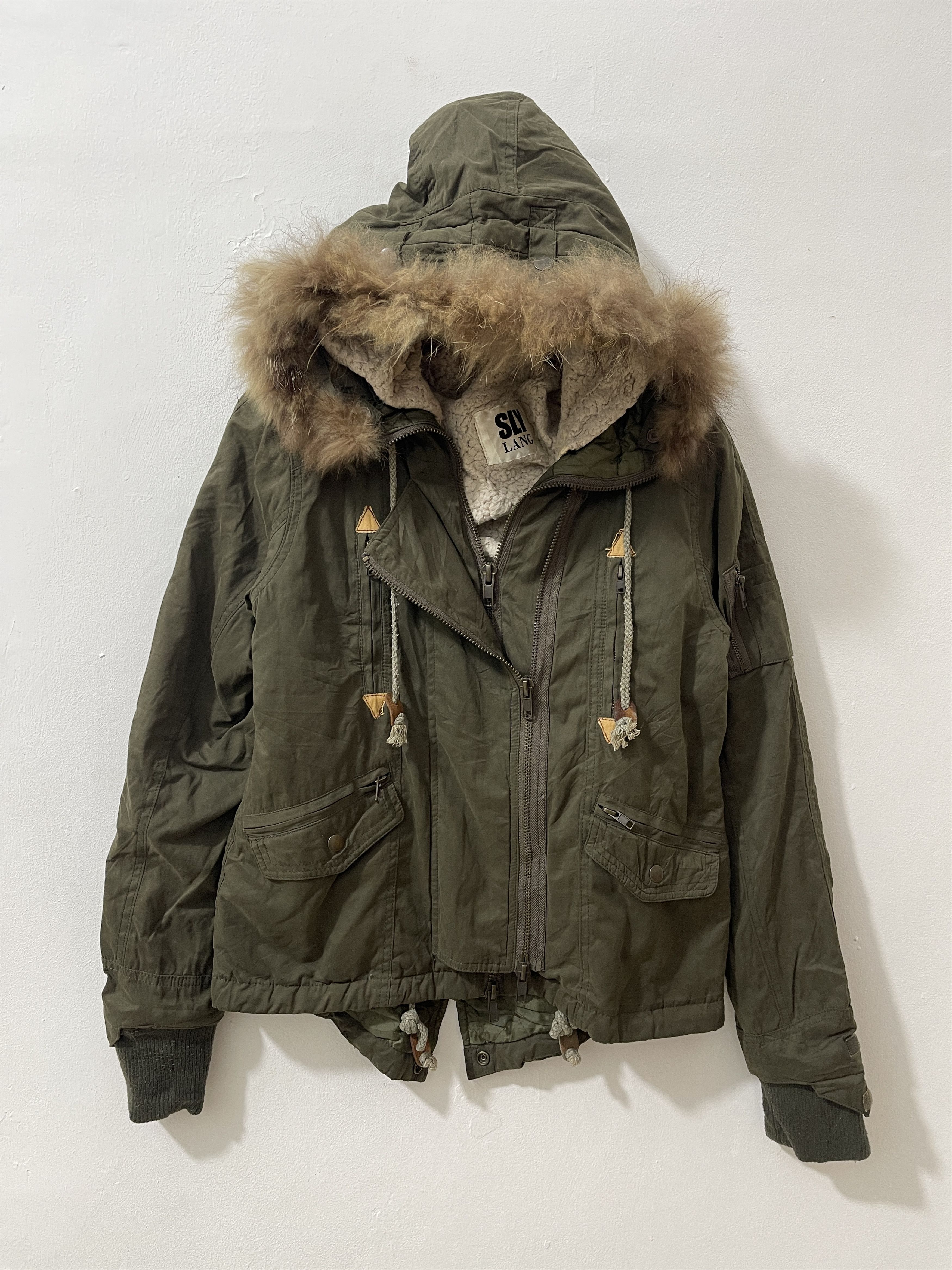Japanese Brand SLY Japan Archive Punk Fur Vkei Style Jacket Size US M / EU 48-50 / 2 - 1 Thumbnail