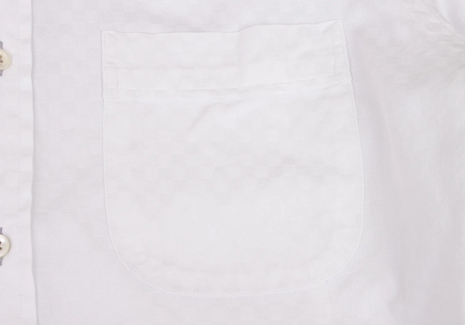 Burberry Checkered Jacquard Button-Down Shirt in White, Size 38 Size US S / EU 44-46 / 1 - 5 Thumbnail