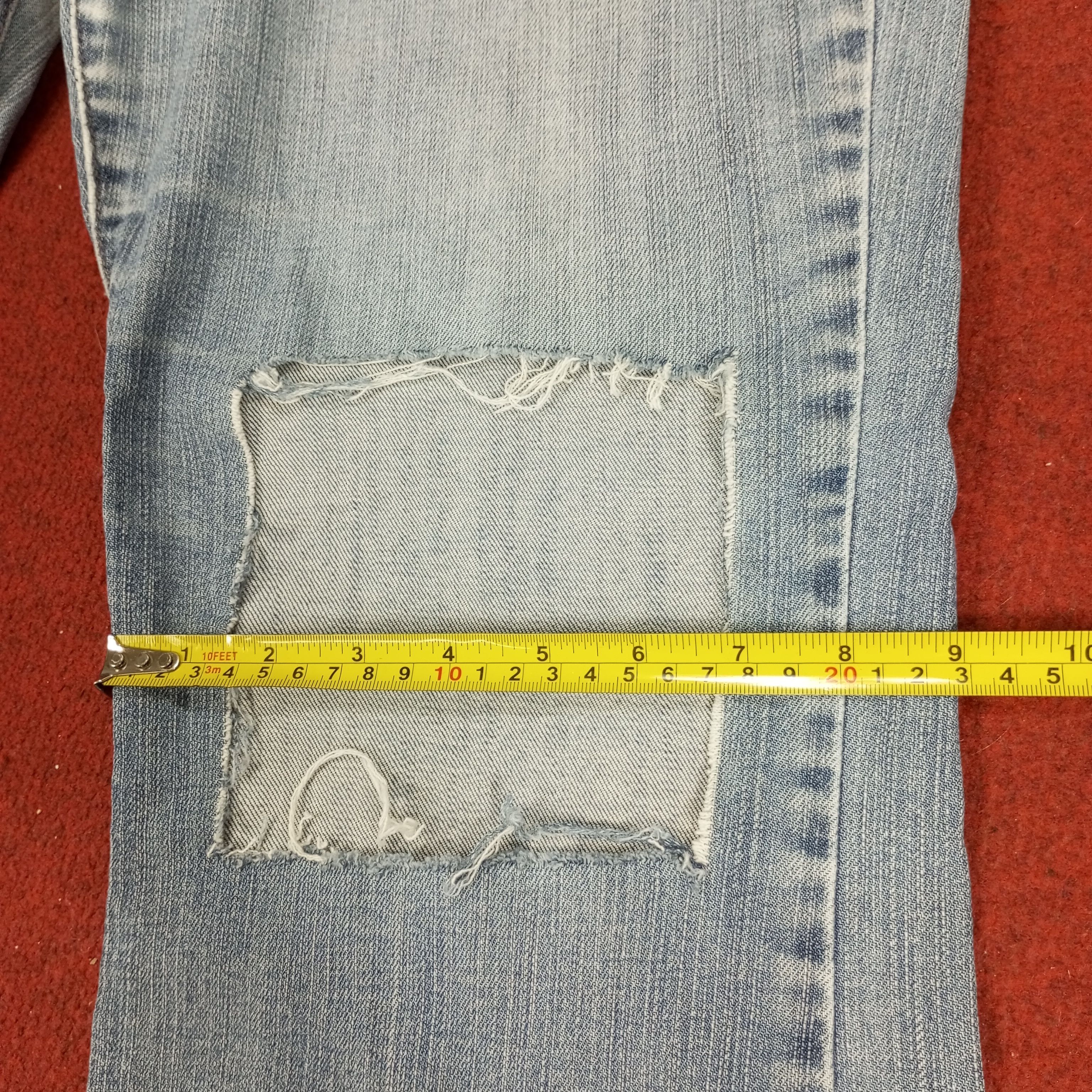 Levi's × Vintage Levis Streetwear Style Boot Cut Distressed Jeans Size 32" / US 10 / IT 46 - 10 Thumbnail