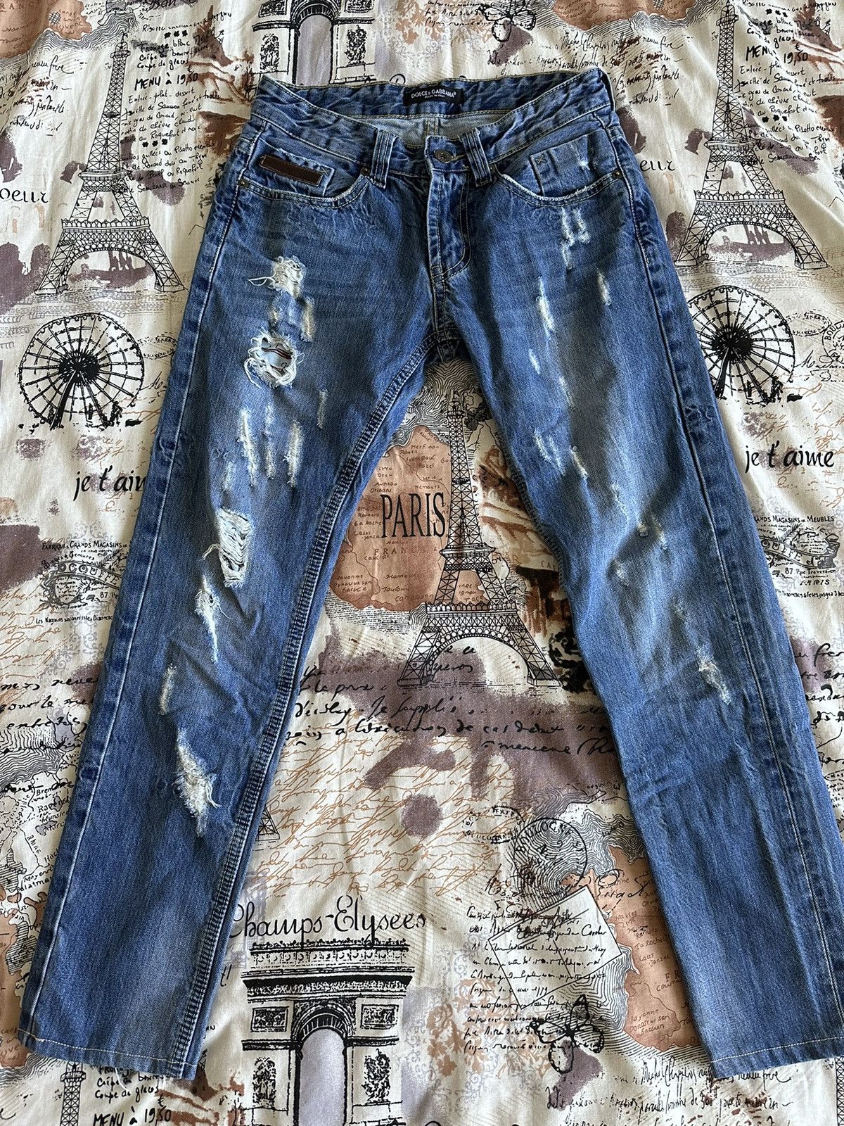 Dolce & Gabbana × Vintage Jeans Dolce&Gabbana Size US 28 / EU 44 - 2 Thumbnail