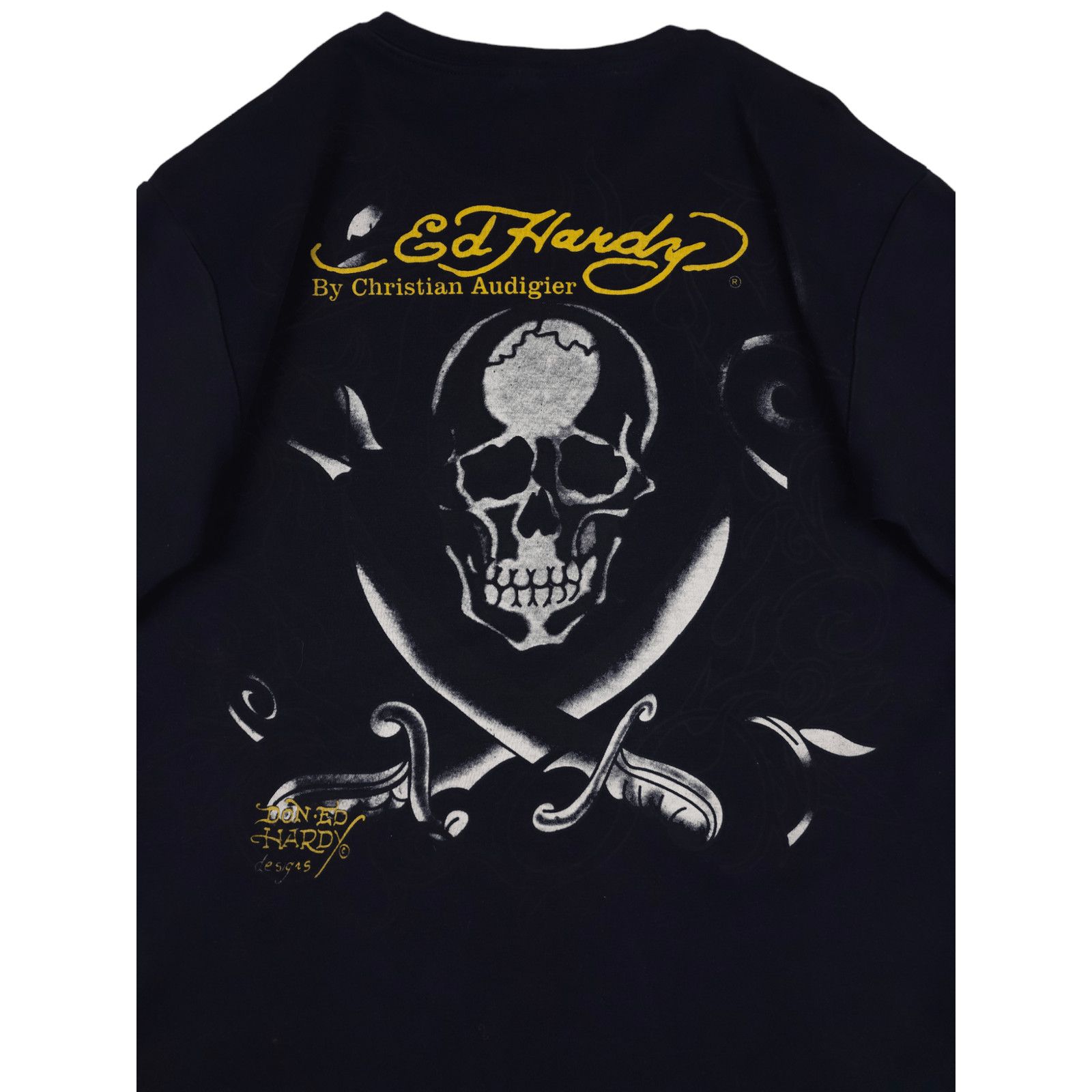 Christian Audigier × Ed Hardy × Vintage 💎 Ed Hardy BOOTLEG Graphic Skull T-shirt Size L Y2K 00s Size US L / EU 52-54 / 3 - 2 Thumbnail