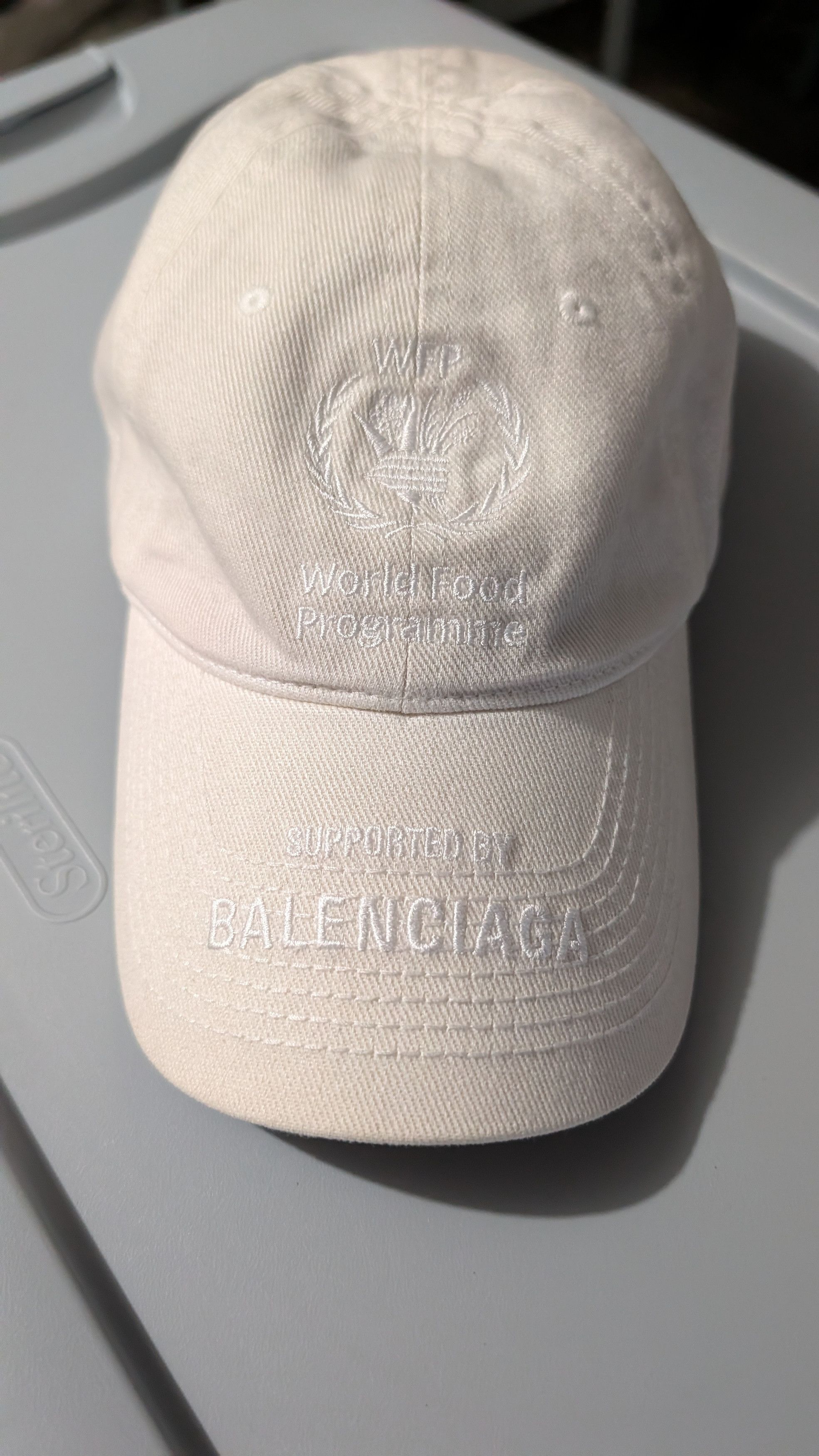 Balenciaga × Gucci Balenciaga X Gucci Men's Hacker Cap in Beige