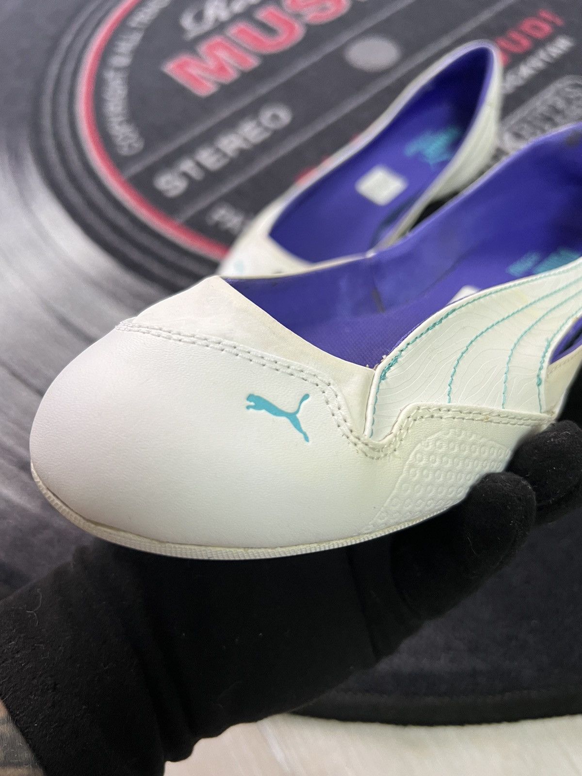 Puma × Vintage Vintage Puma Futuristic Y2K Ballet Flat Shoes Size US 8 / IT 38 - 12 Thumbnail