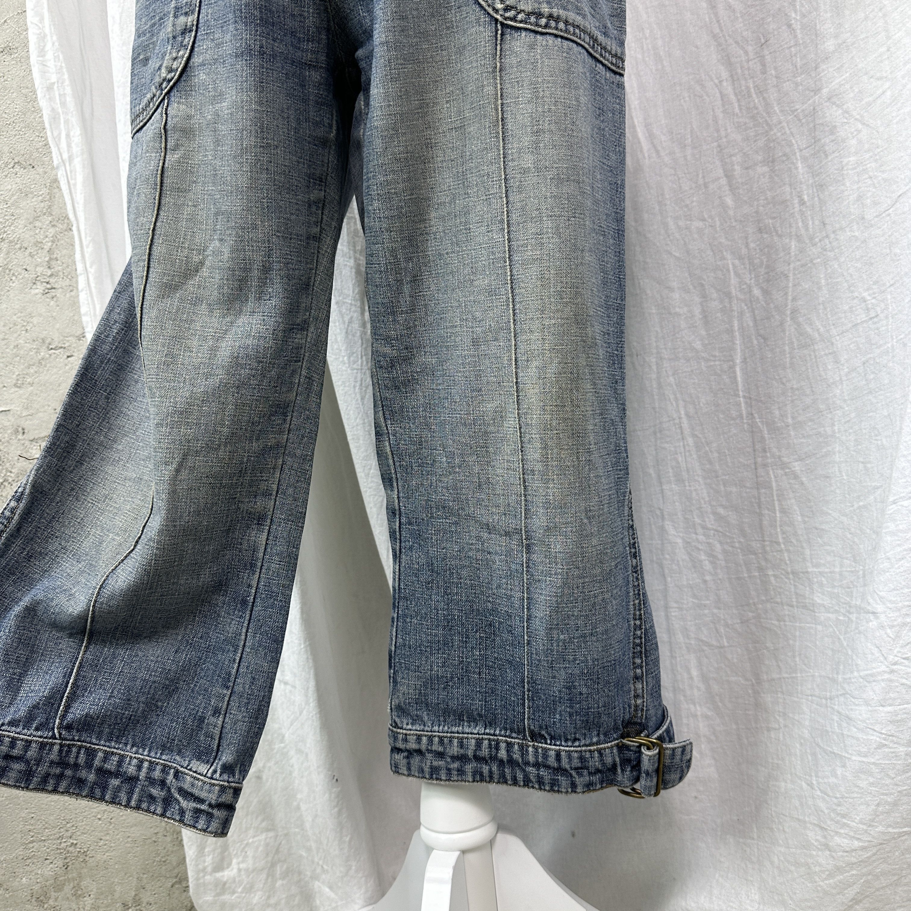 Diesel Vintage Denim Streetwear Diesel Capri Jeans Y2K Size 32" / US 10 / IT 46 - 2 Thumbnail