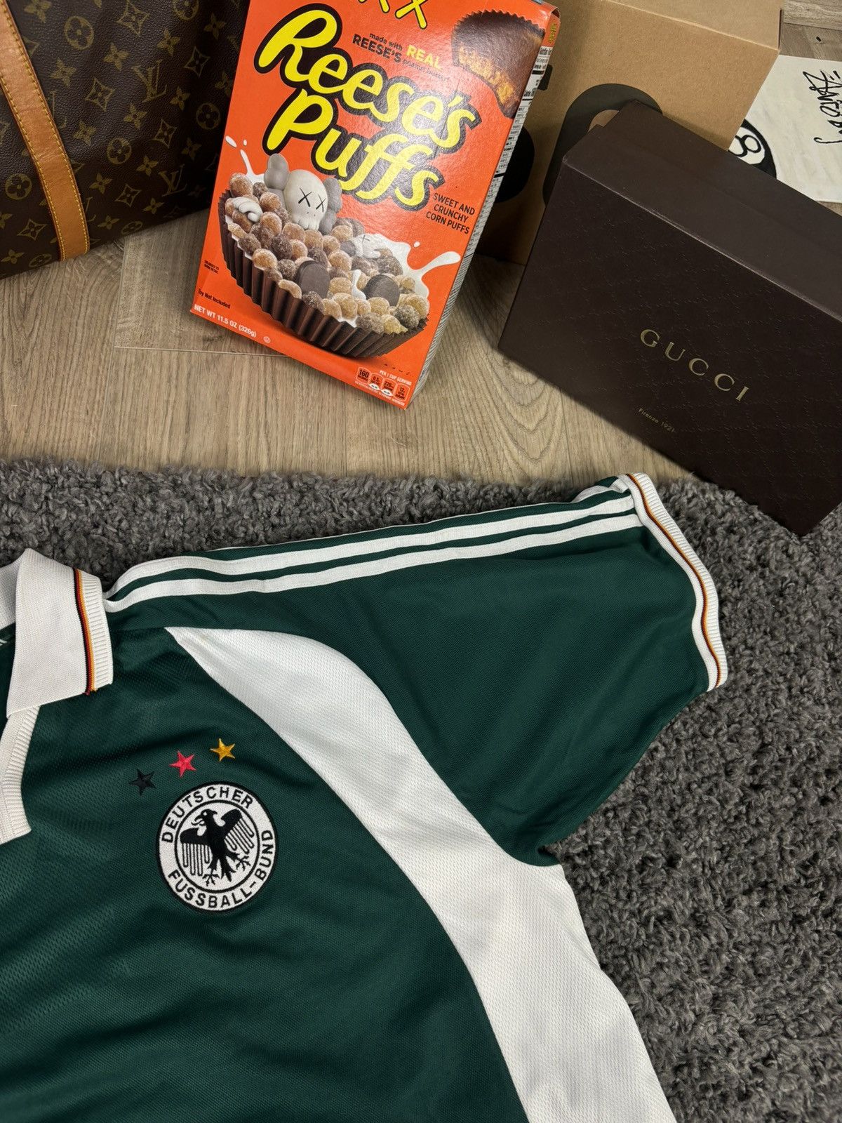 Adidas × Vintage Vintage Germany Adidas 2000/02 Jersey Away Football Shirt Size US XL / EU 56 / 4 - 6 Thumbnail