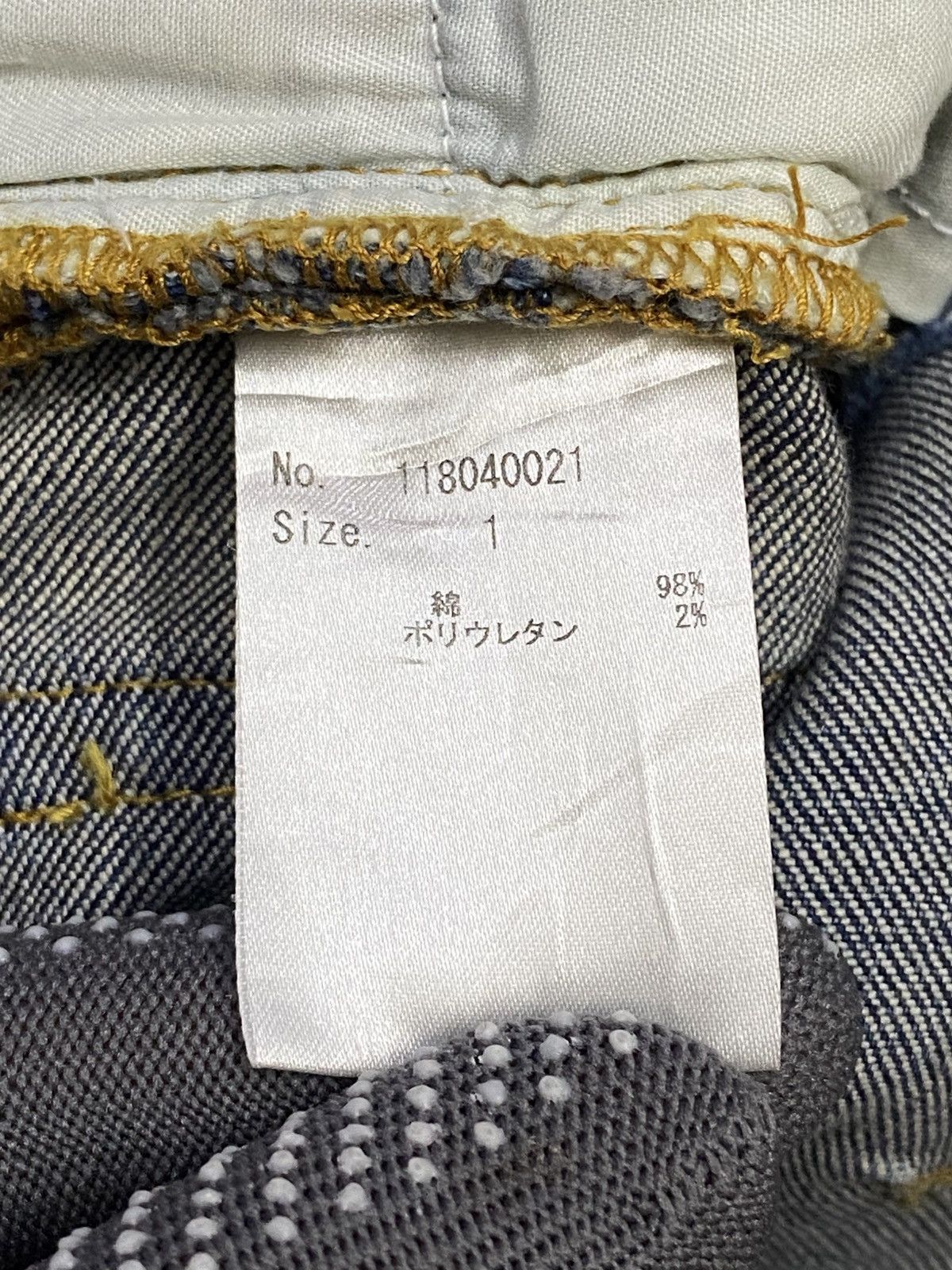 Number (N)ine Number (N)ine Skinny Fit Ripped Distressed Stretchable Jeans Size US 29 - 9 Thumbnail