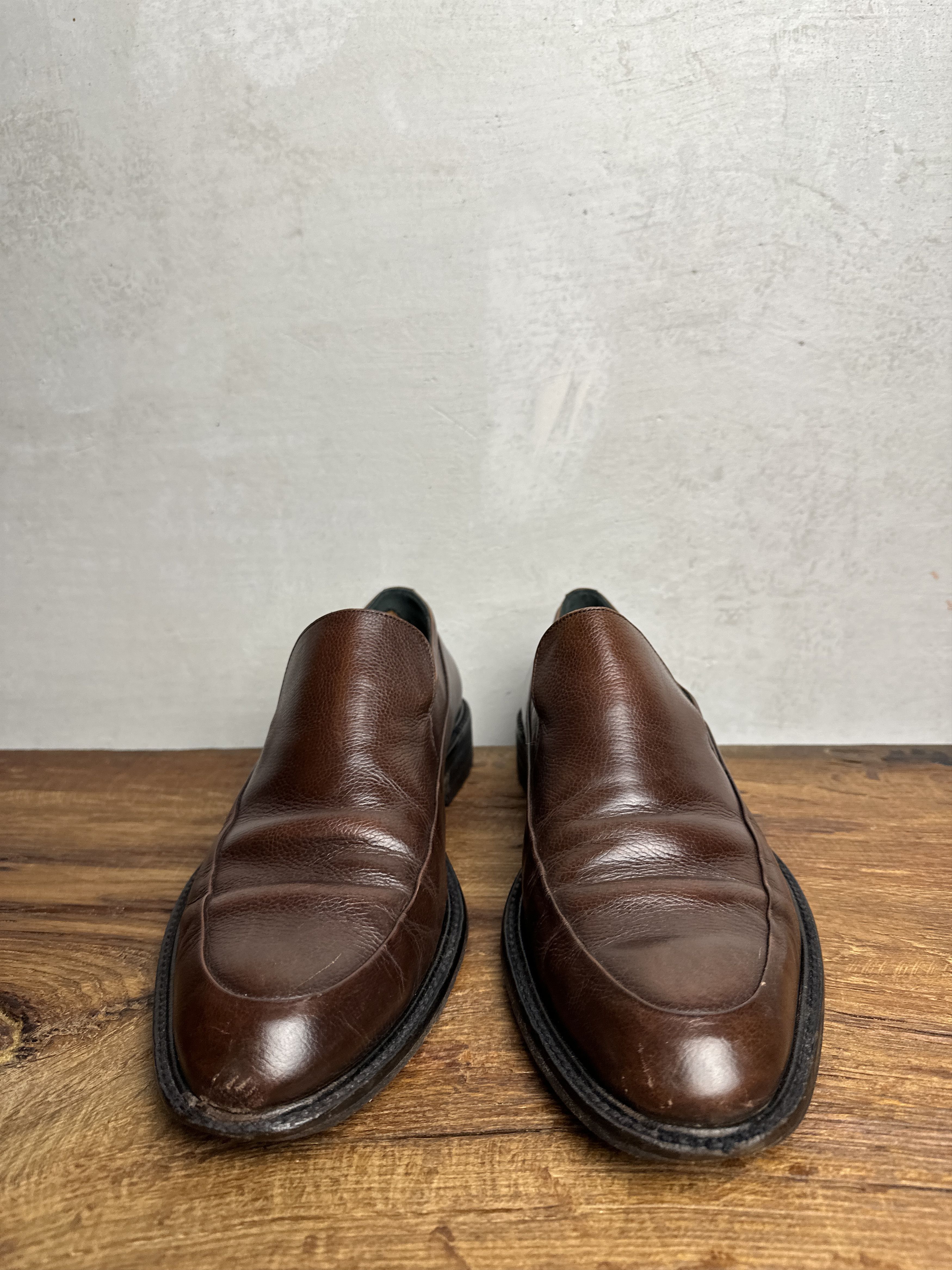 Gucci Gucci Casual Leather Brown Shoes Size US 11 / EU 44 - 13 Thumbnail