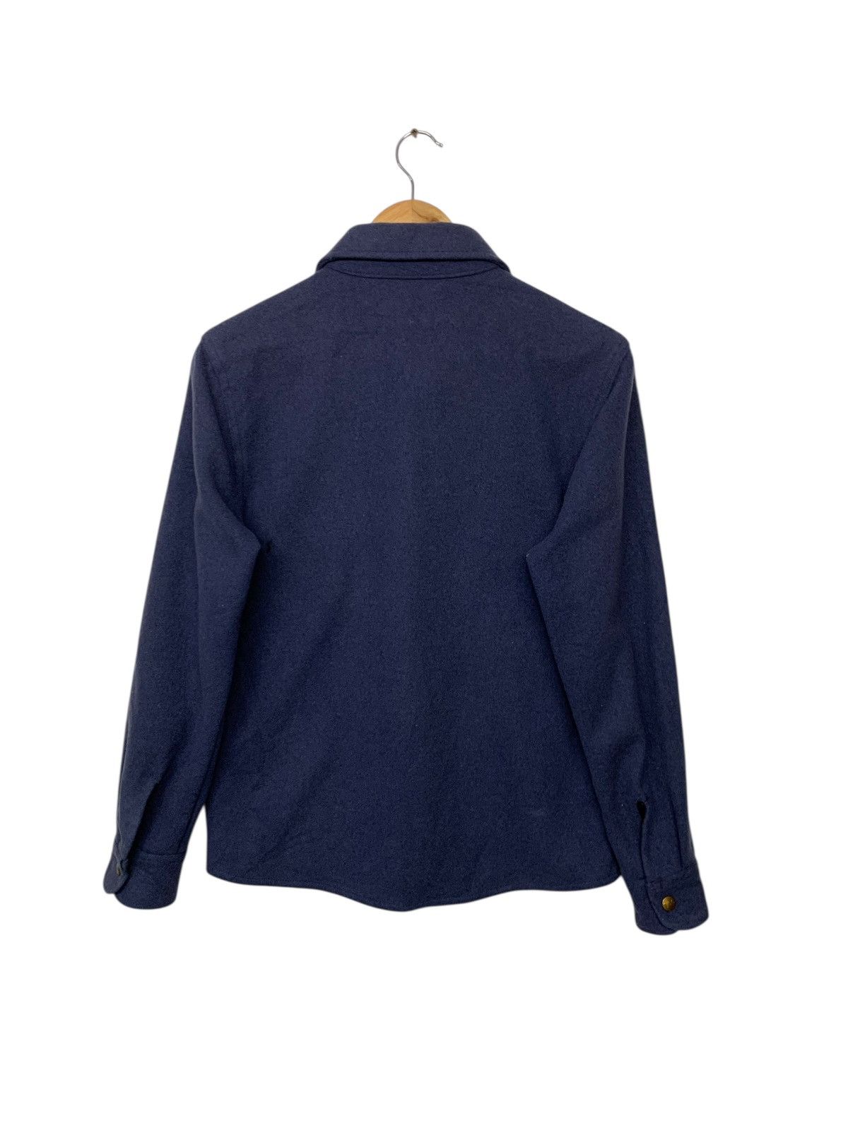 Lee × Vintage Vintage 90's Lee Snap Button Wool Jacket Size US M / EU 48-50 / 2 - 4 Thumbnail