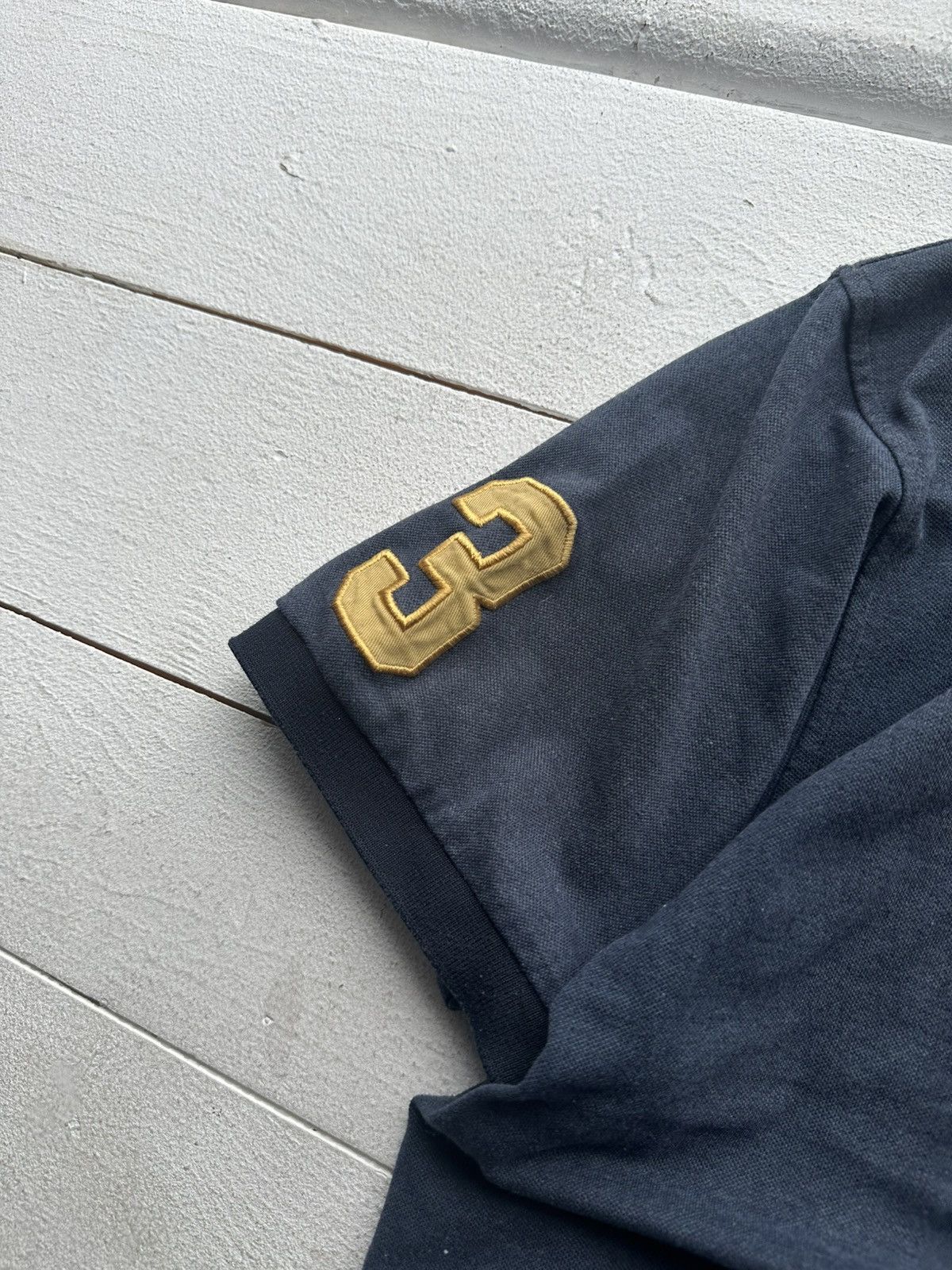 Polo Ralph Lauren × Ralph Lauren VNTG🚨 Polo RL Italy 3 Big Logo Casual Polo Shirt Y2K Chief Size US XL / EU 56 / 4 - 5 Thumbnail