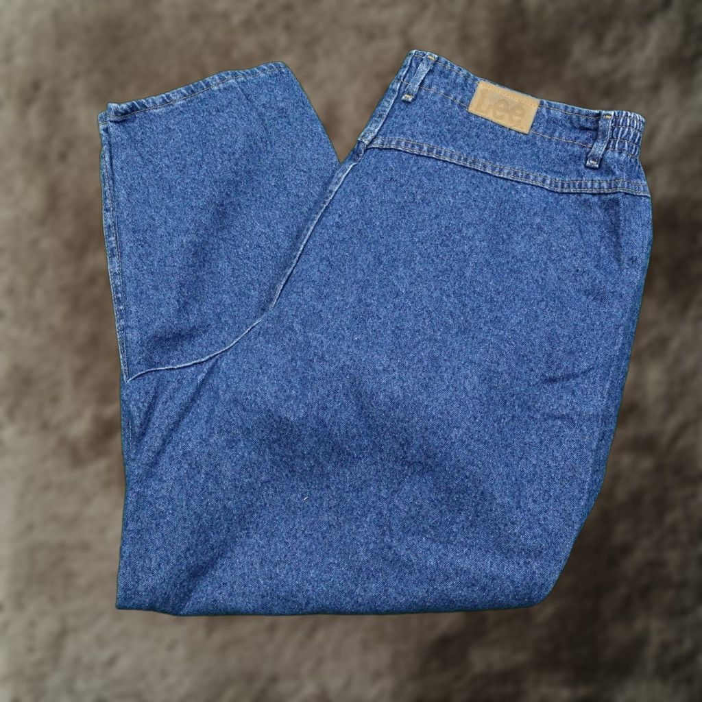 Lee VINTAGE Lee USA DENIM Jeans WOMENS 30 MED Tapered 43x28 Blue - 90s/Marketing, 80s, 70s? (If decades) Size 30" / US 8 / IT 44 - 1 Thumbnail