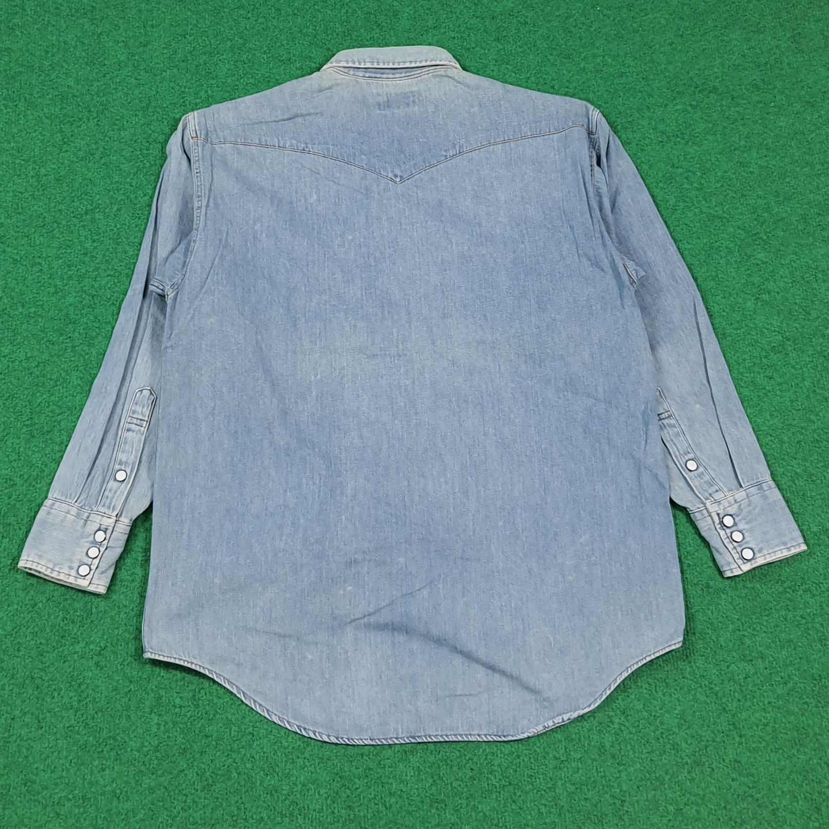 Wrangler Vintage Wrangler Denim Retro Style Button Up Shirt C299N54 Size US S / EU 44-46 / 1 - 4 Thumbnail