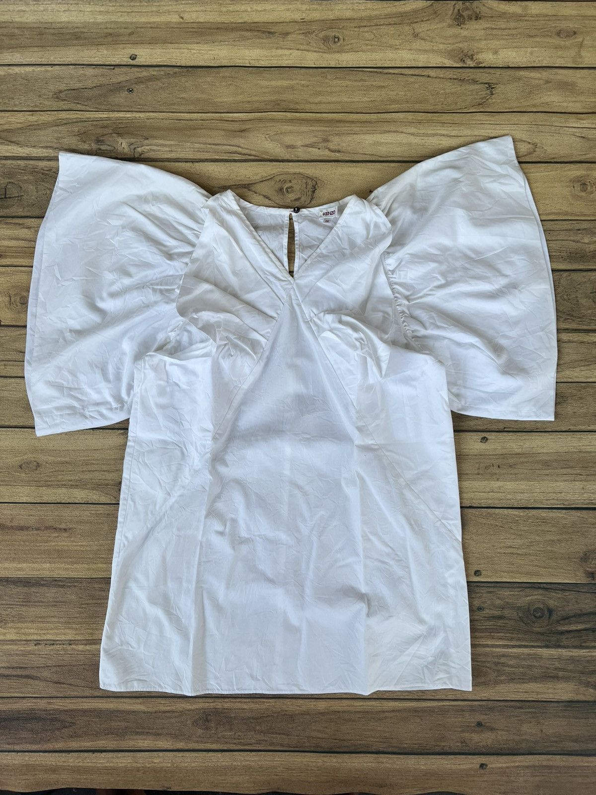 Kenzo Kenzo frinkle butterfly blouse Size XS / US 0-2 / IT 36-38 - 1 Thumbnail