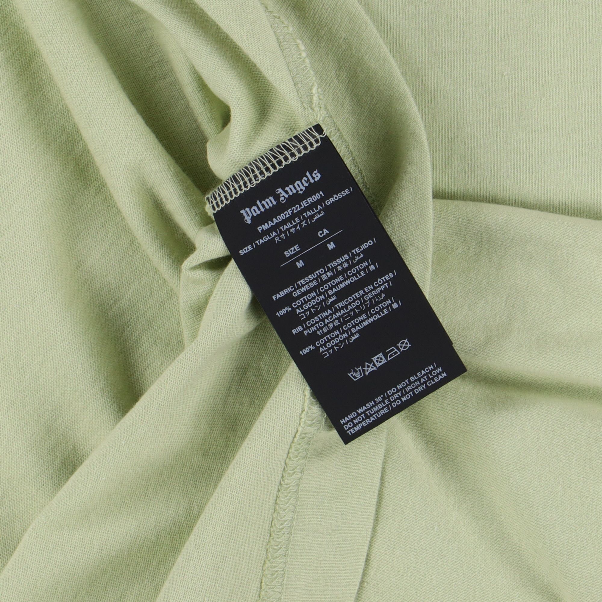 Palm Angels Mint Green Classic Back Logo Oversized T-Shirt Size US M / EU 48-50 / 2 - 7 Thumbnail