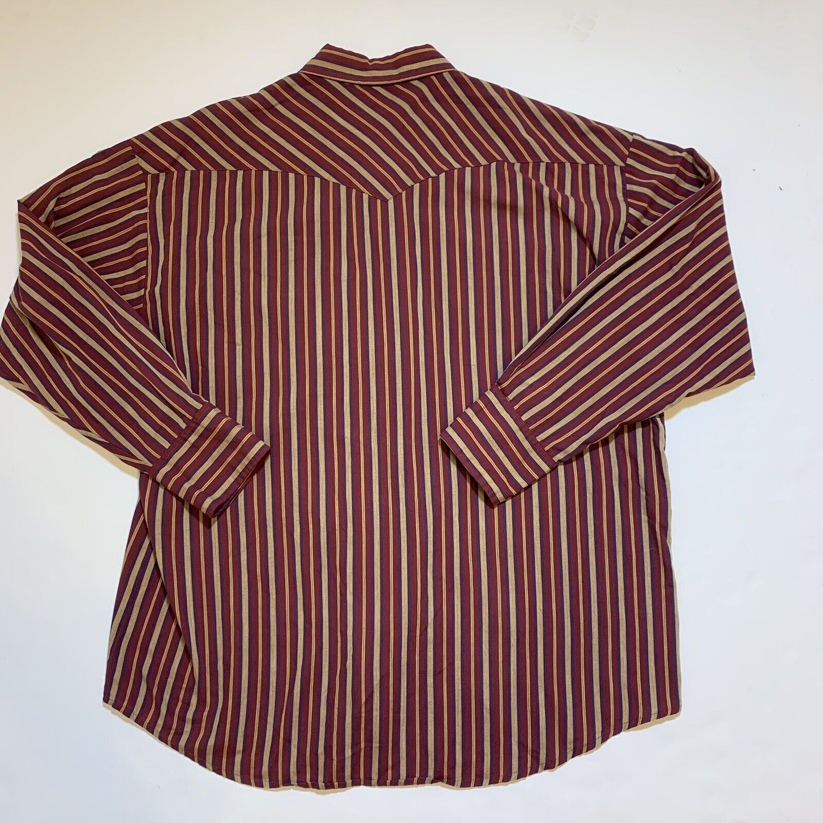 Vintage Stoneriver Outfitters Striped Pearl Snap Western Shirt Size US XL / EU 56 / 4 - 4 Thumbnail