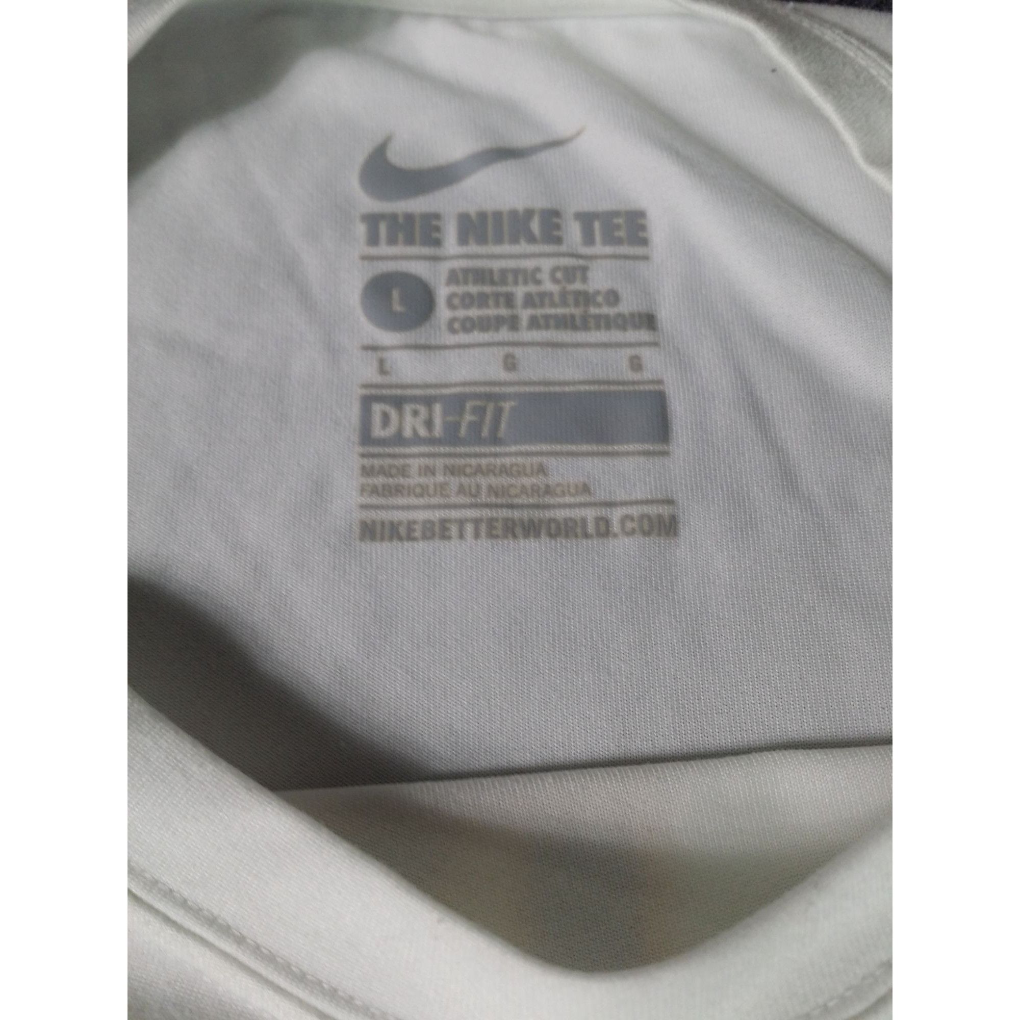 Nike Baylor Bears Nike NCAA Tshirt Men Sz L Dri-Fit White Athleti Size US L / EU 52-54 / 3 - 6 Thumbnail