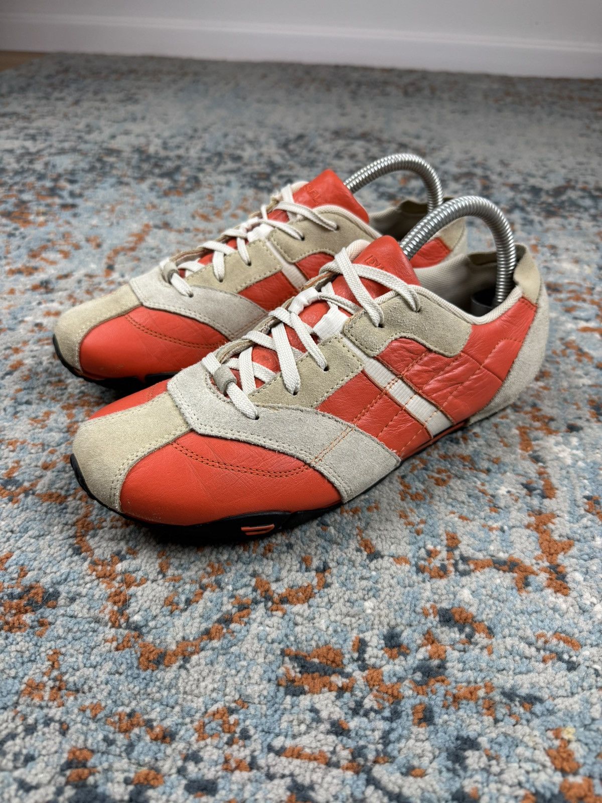 Diesel × Vintage Vintage 2000s Diesel low profile leather suede sneakers Size US 8 / IT 38 - 2 Thumbnail