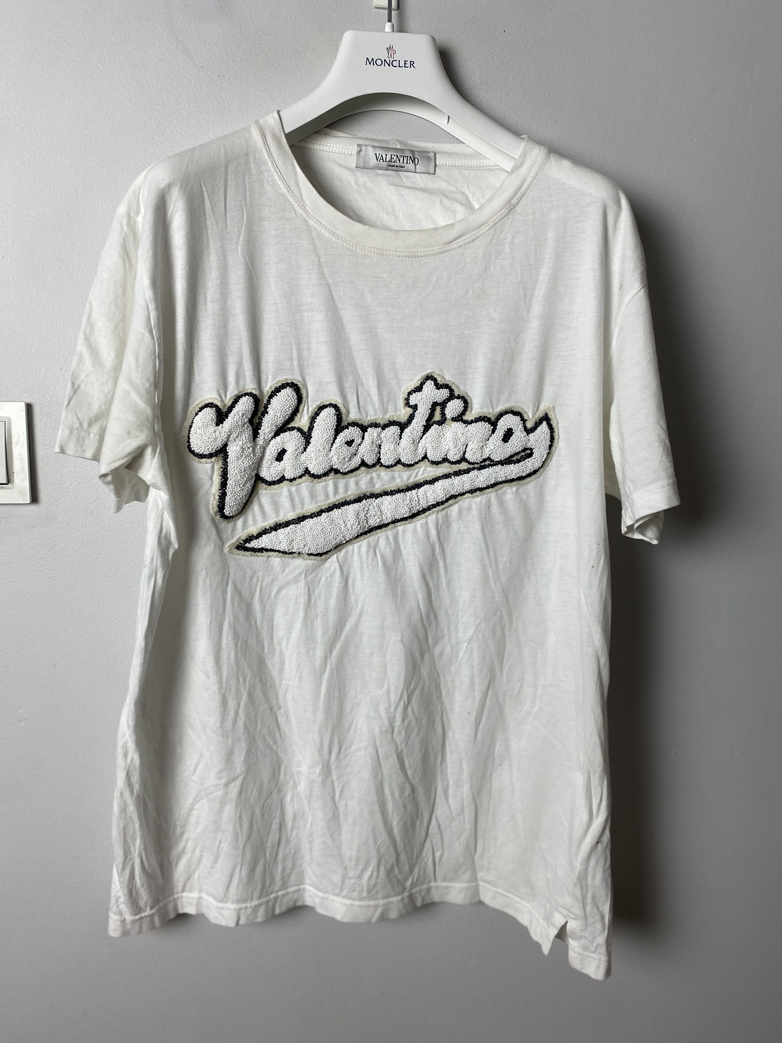 Valentino Valentino big logo t-shirt tee Size US M / EU 48-50 / 2 - 1 Thumbnail
