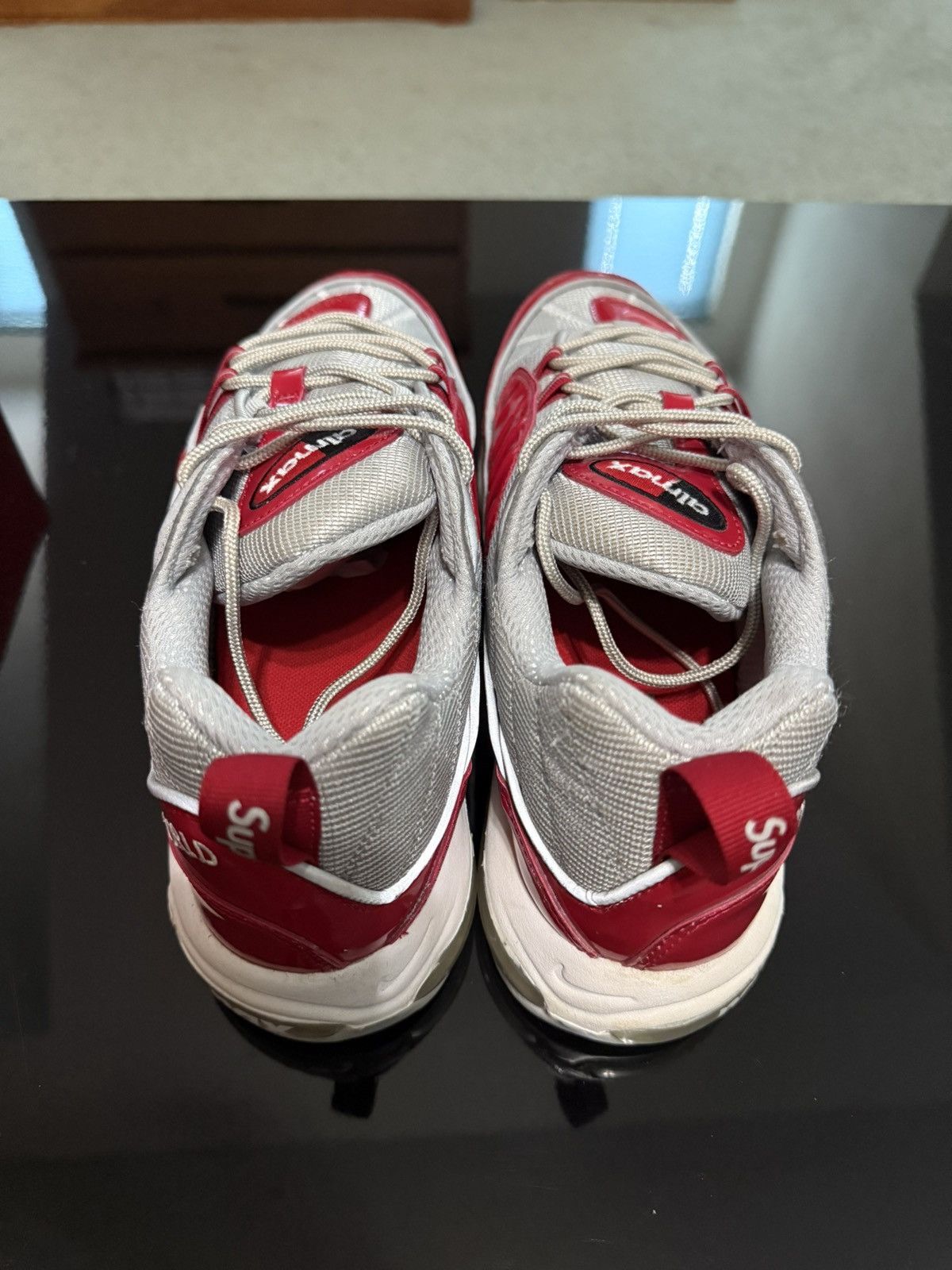 Nike × Supreme Nike Air Max 98 Supreme Varsity Red Size US 12 / EU 45 - 4 Thumbnail