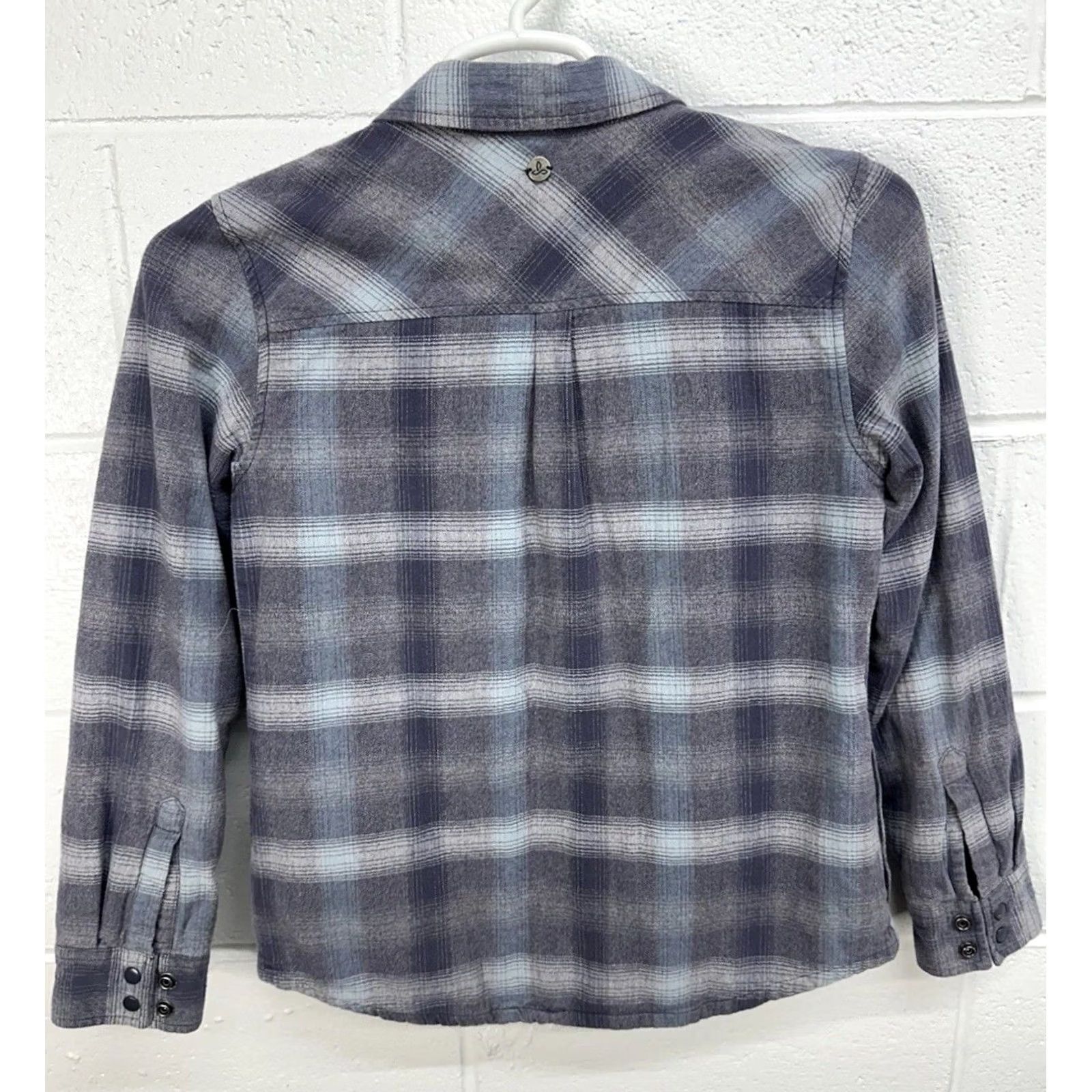 Prana Prana Charley Long Sleeve Shirt Shacket Lined Gray Blue Size Small Womens Size S / US 4 / IT 40 - 3 Thumbnail
