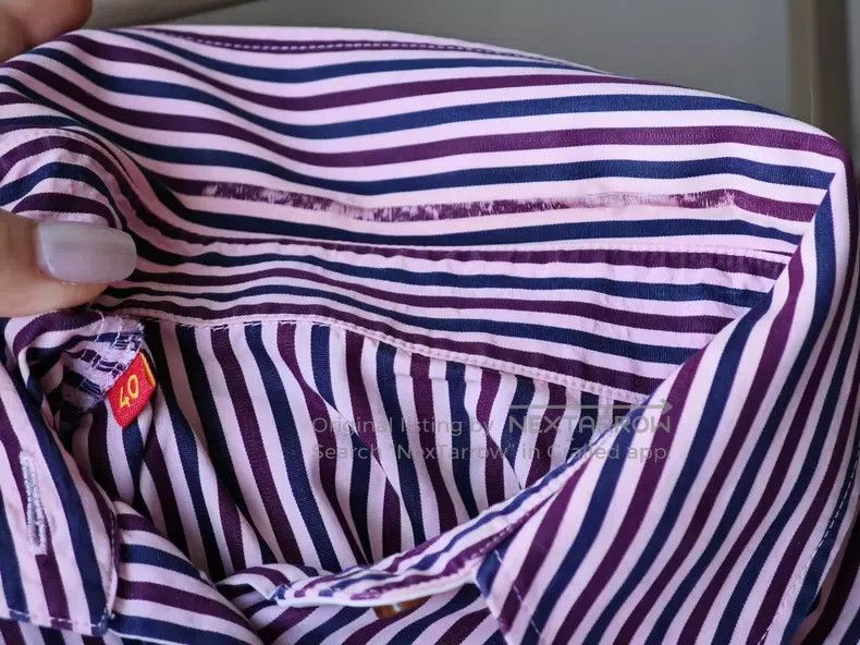 Vivienne Westwood Vivienne Westwood Blue and Pink Striped Shirt with Tie Size S / US 4 / IT 40 - 7 Thumbnail